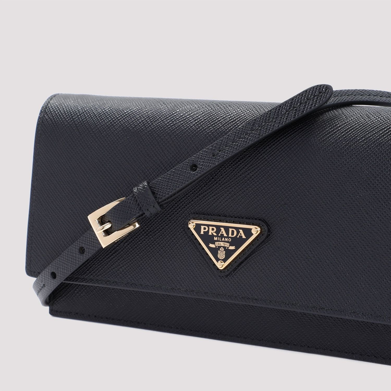 PRADA Mini Leather Pouch Handbag