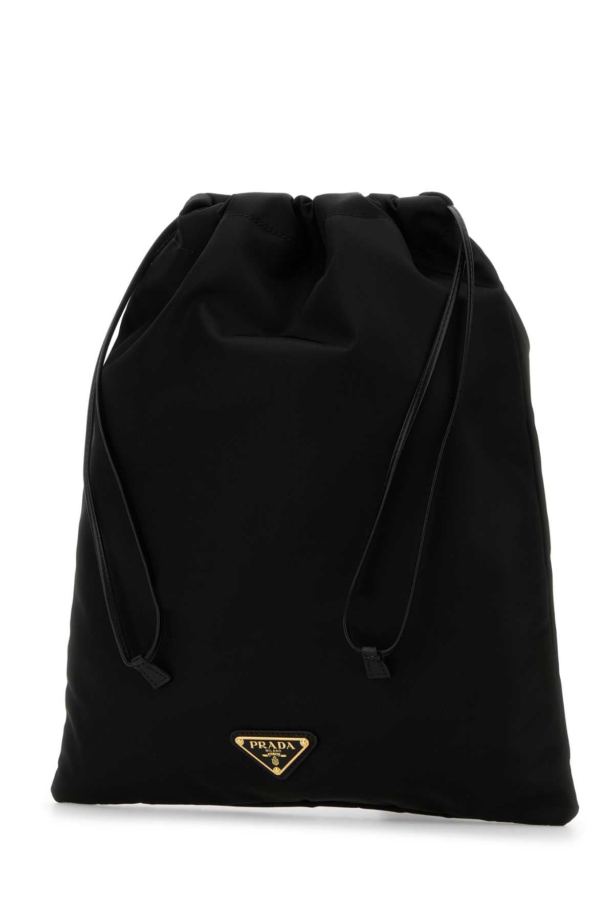 PRADA Mini Pouch Handbag in Re-Nylon with Logo