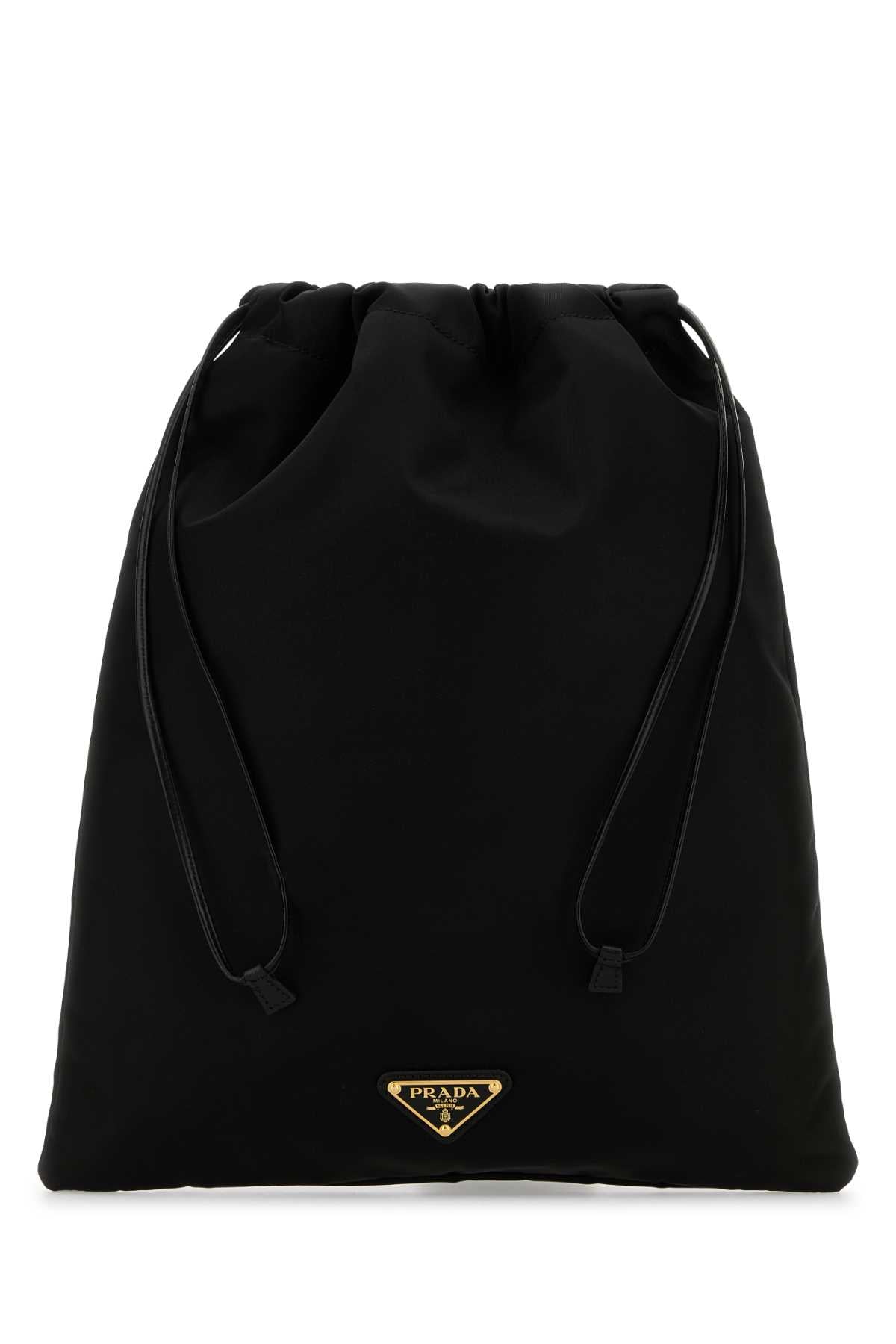 PRADA Mini Pouch Handbag in Re-Nylon with Logo