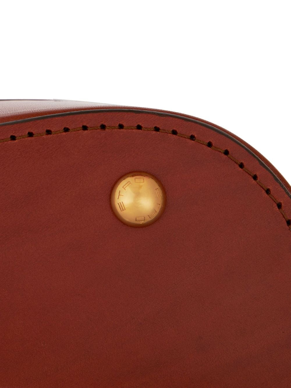 ETRO Perforated Leather Shopping Handbag