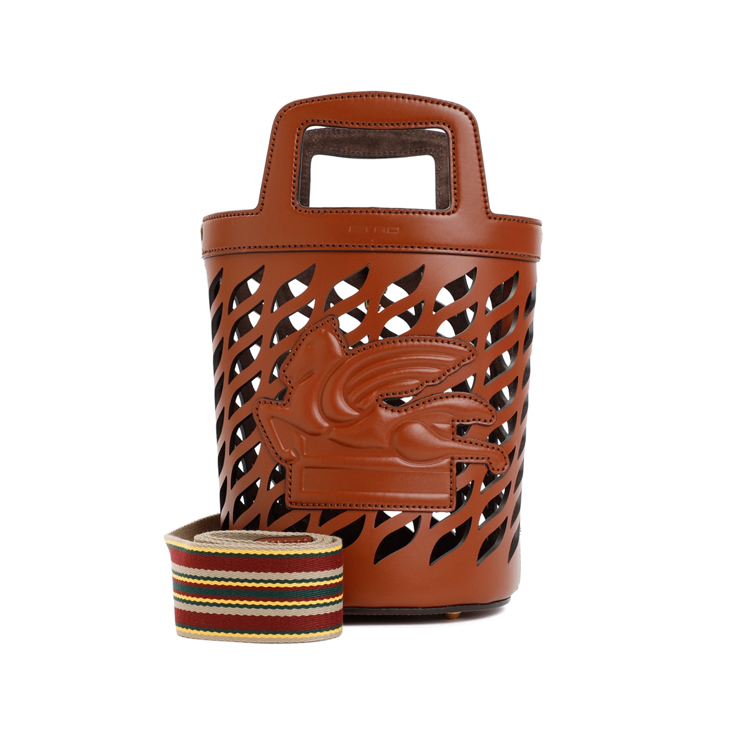 ETRO Mini Leather Bucket Handbag