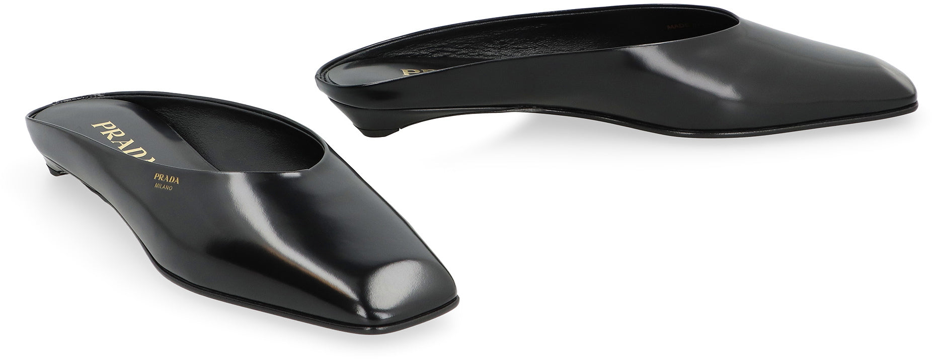 PRADA Chic Leather Slippers for Women - SS25