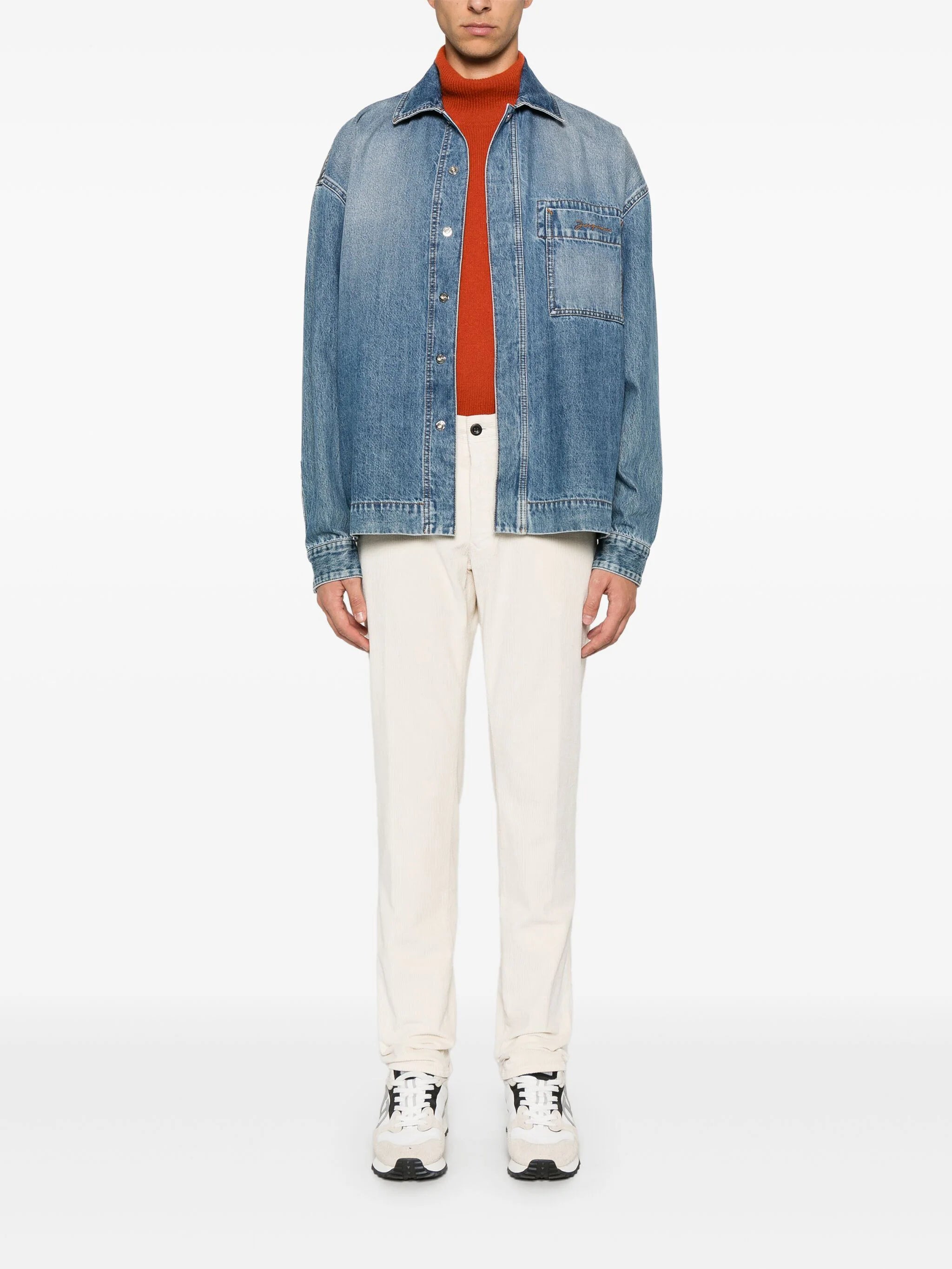 INCOTEX Men's Stretch Cotton Trousers