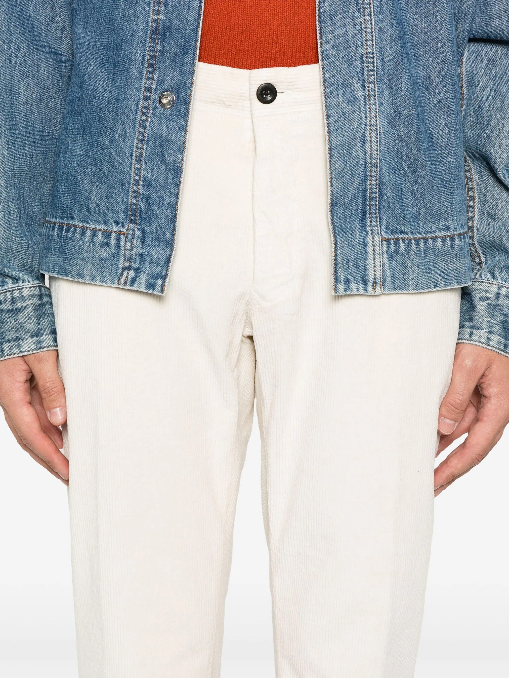 INCOTEX Men's Stretch Cotton Trousers