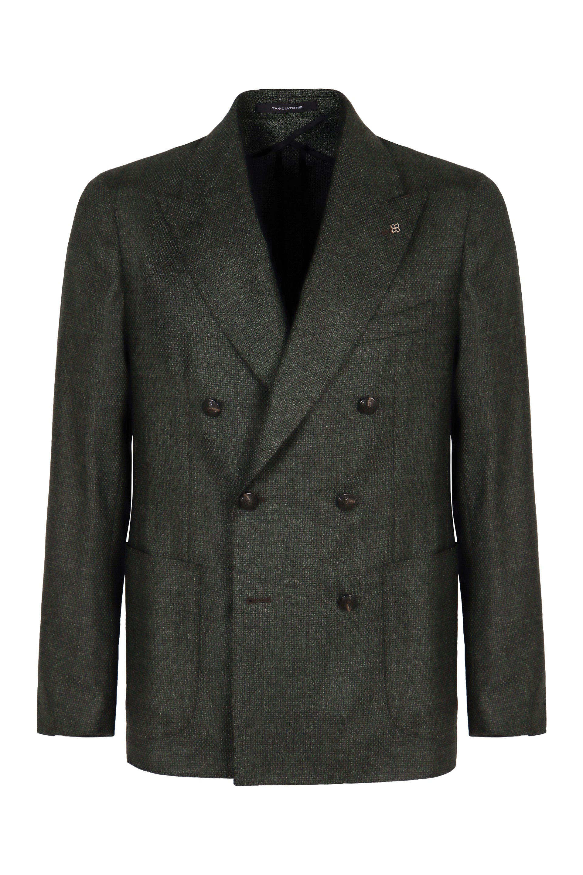 TAGLIATORE Double-Breasted Wool Jacket for Men