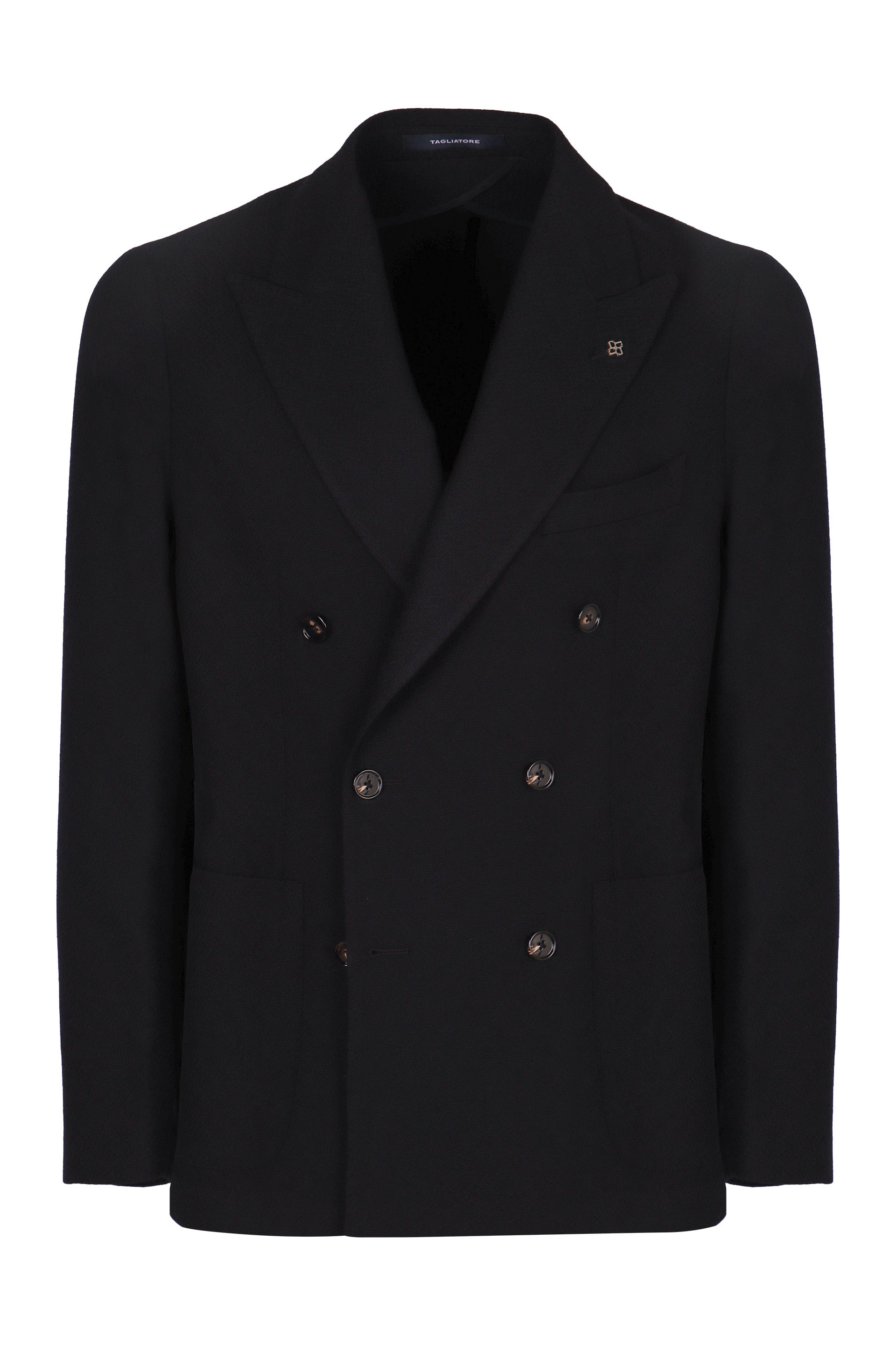 TAGLIATORE Double-Breasted Virgin Wool Jacket