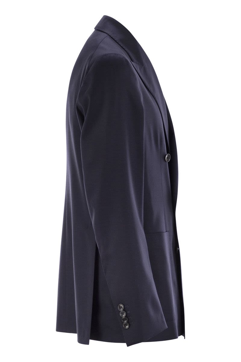 TAGLIATORE Double-Breasted Virgin Wool Jacket