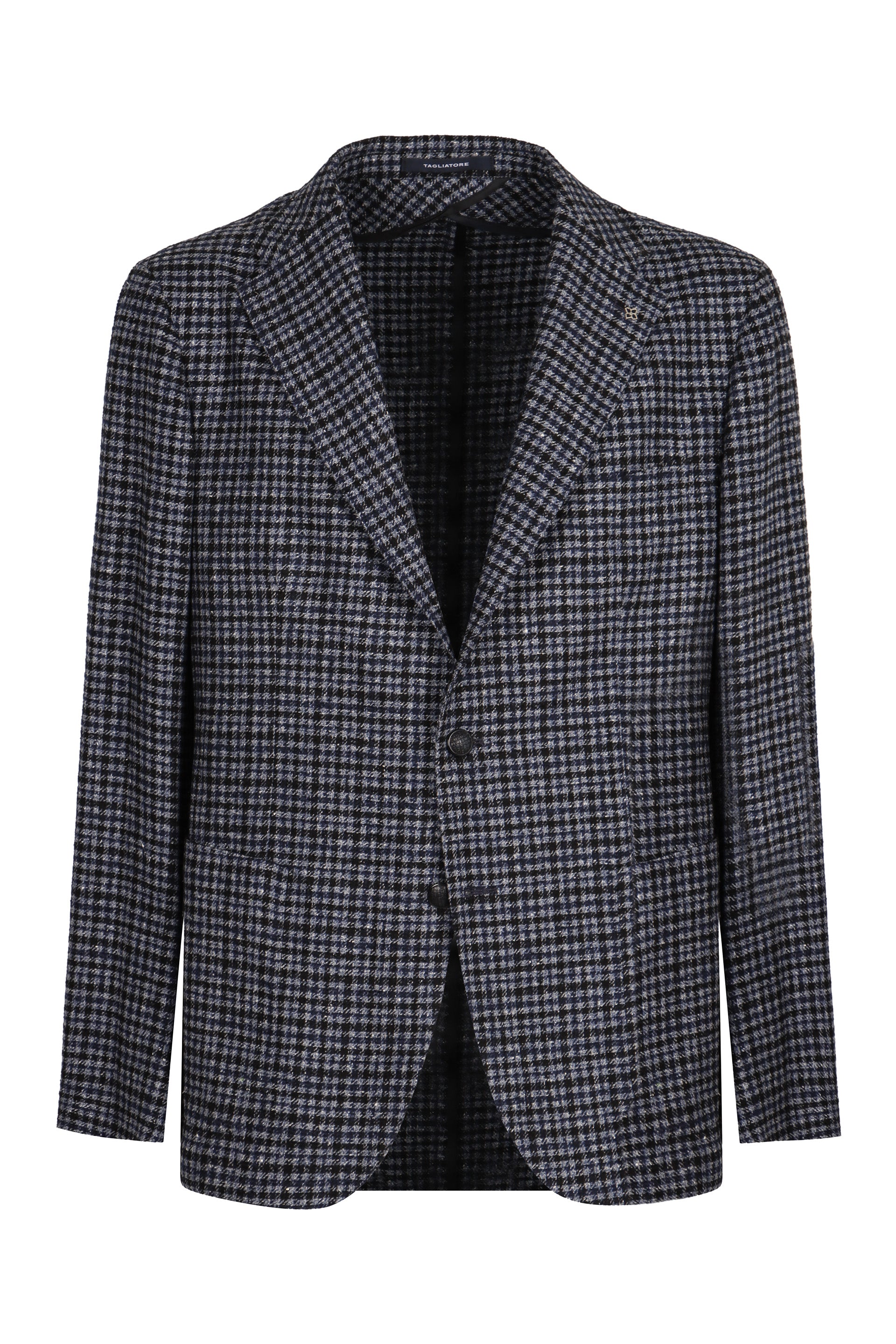 TAGLIATORE Houndstooth Pattern Blazer for Men