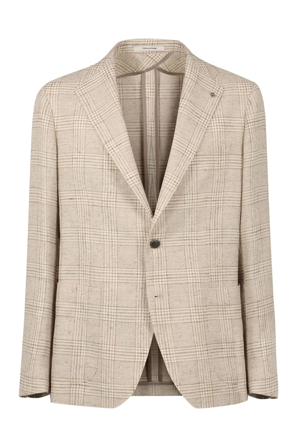 TAGLIATORE Men's Checkered Design Jacket