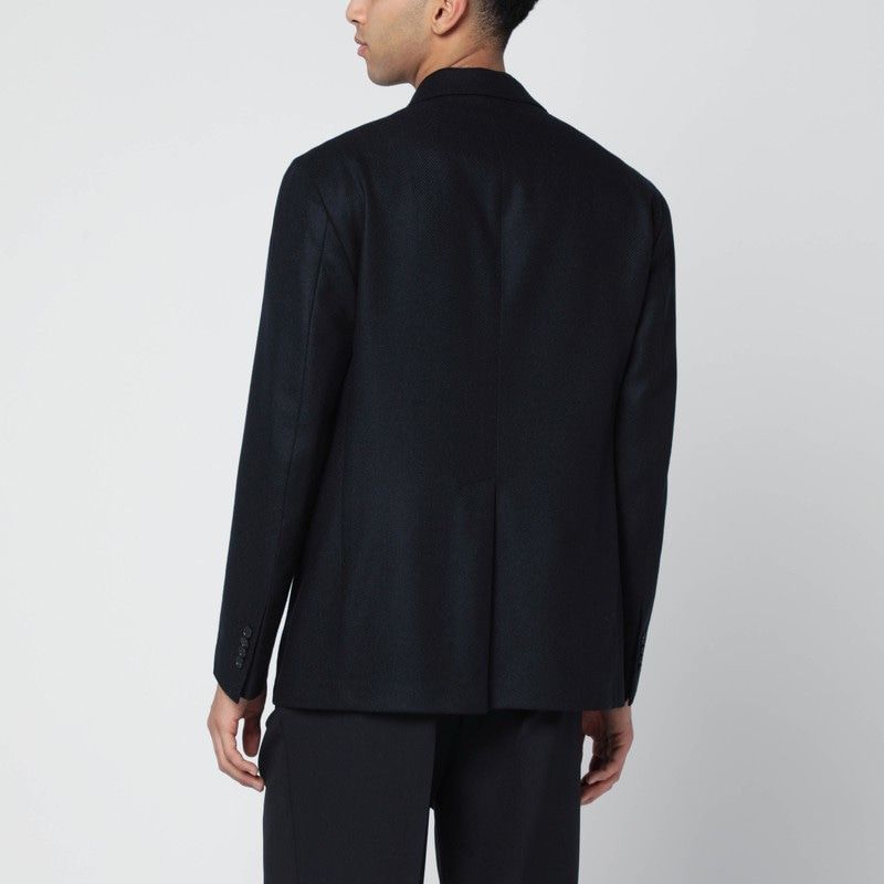 TAGLIATORE Double-Breasted Wool and Cashmere Jacket for Men