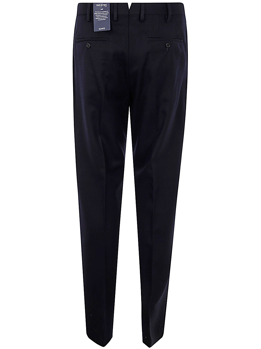 INCOTEX Men's Tailored Wool Trousers