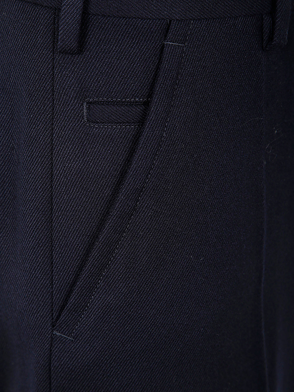 INCOTEX Men's Tailored Wool Trousers