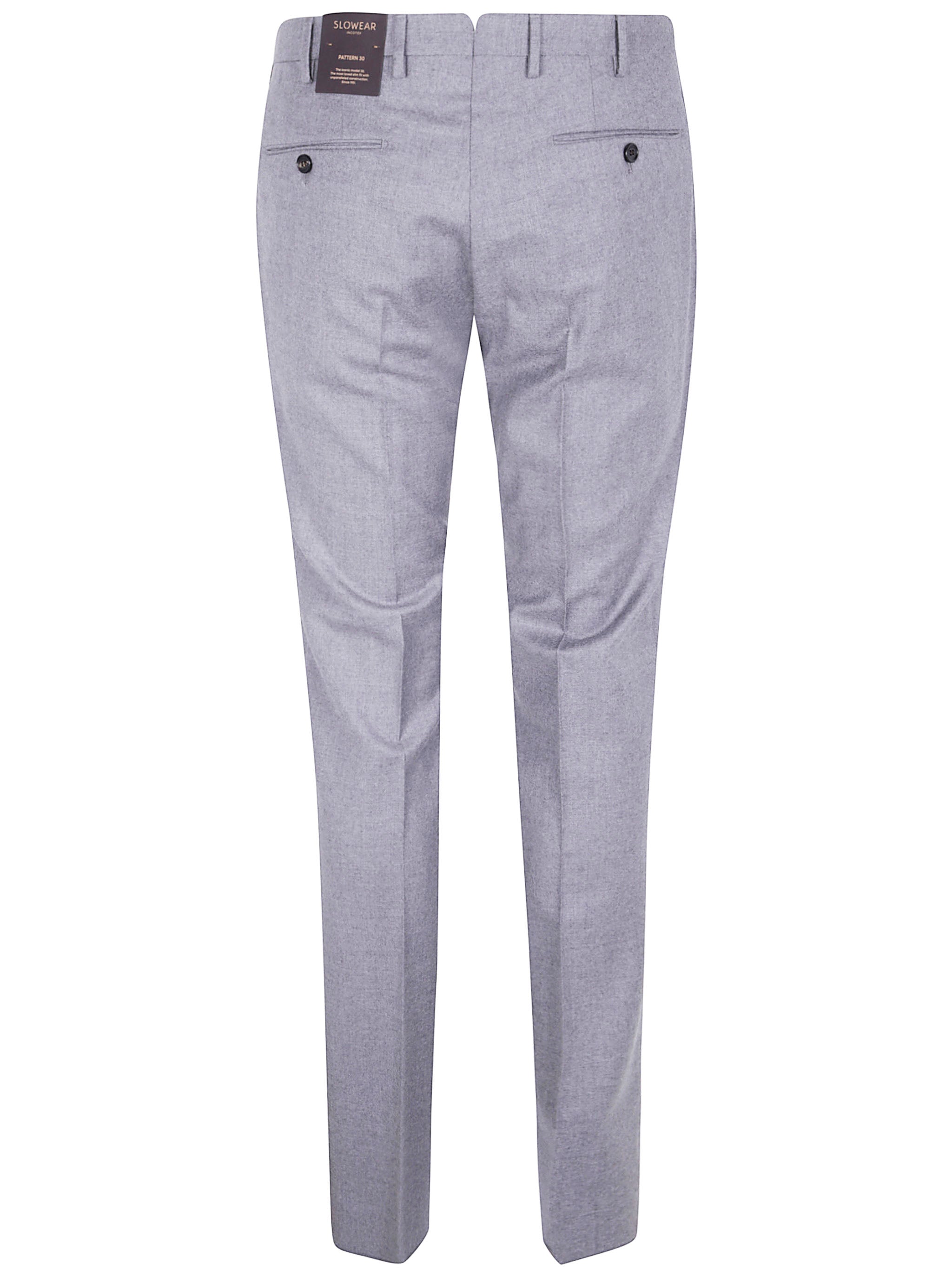 INCOTEX Men's Slim Fit Mini Chino Trousers