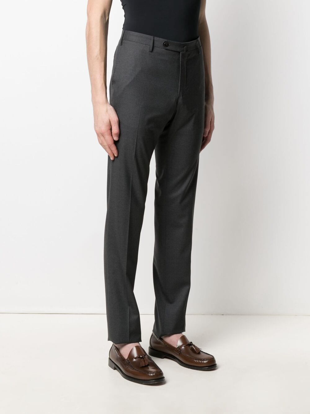 INCOTEX Slim Fit Tropical Wool Pants for Men - Perfect for Warm Weather