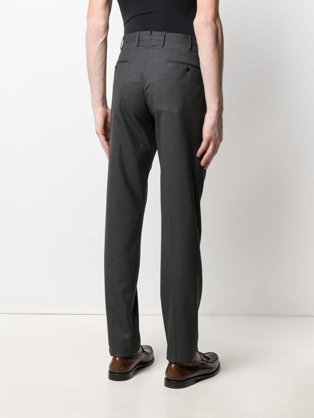 INCOTEX Slim Fit Tropical Wool Pants for Men - Perfect for Warm Weather