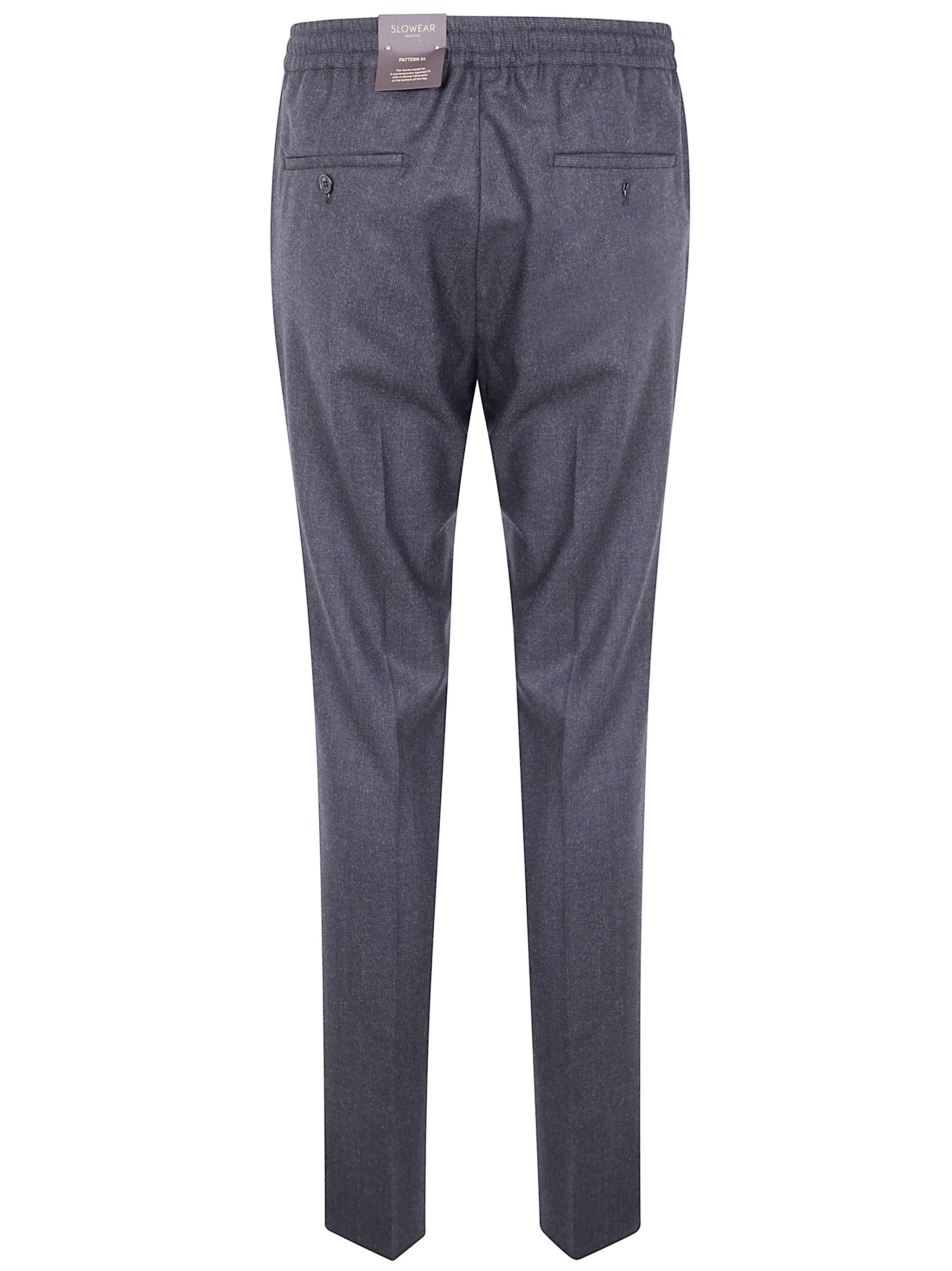 INCOTEX Slim Fit Chino Trousers for Men