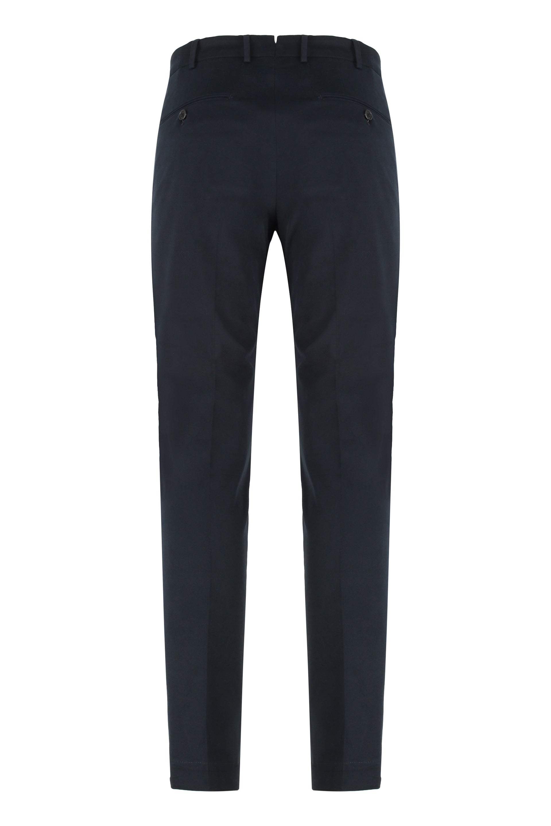 SLOWEAR Refined Slim Fit Cotton Gabardine Trousers