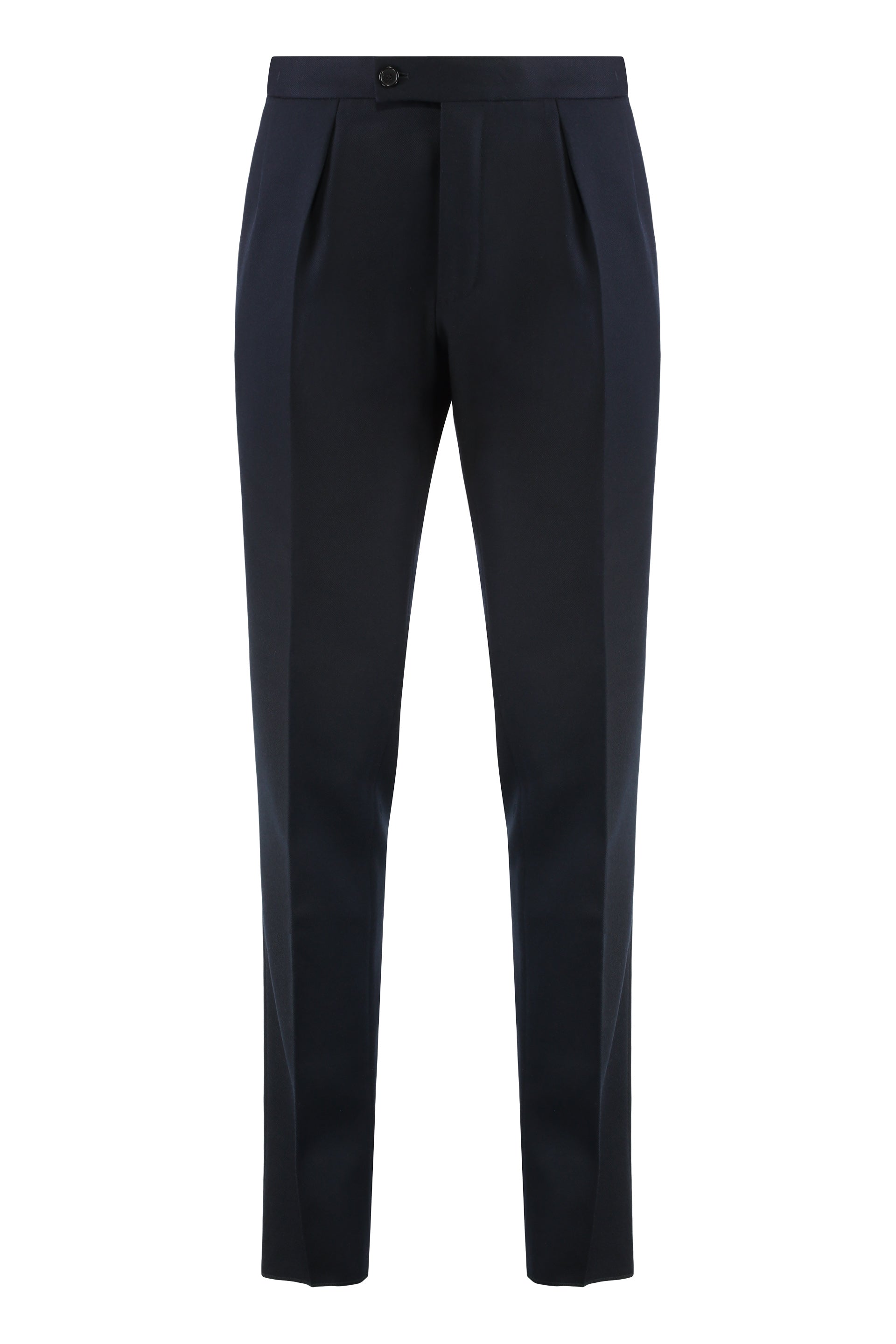 SLOWEAR Slim Fit Virgin Wool Pants for Men
