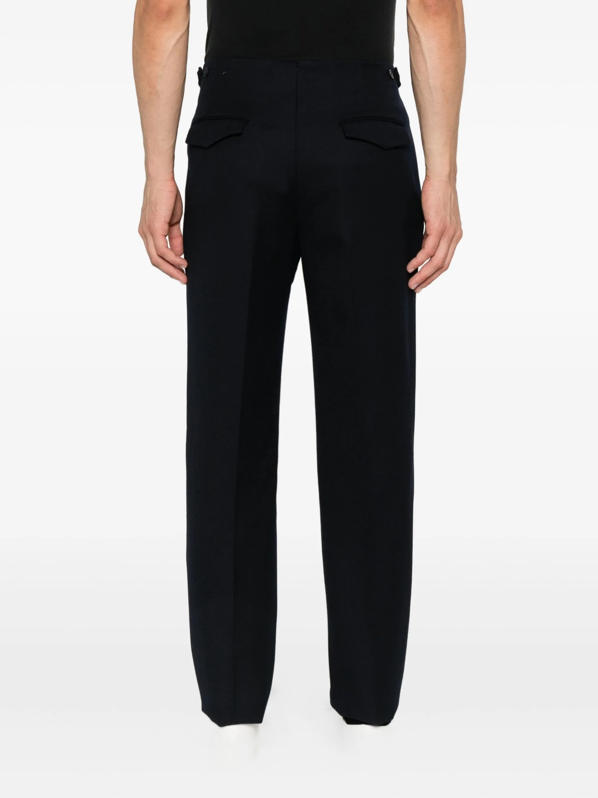 SLOWEAR Slim Fit Virgin Wool Pants for Men