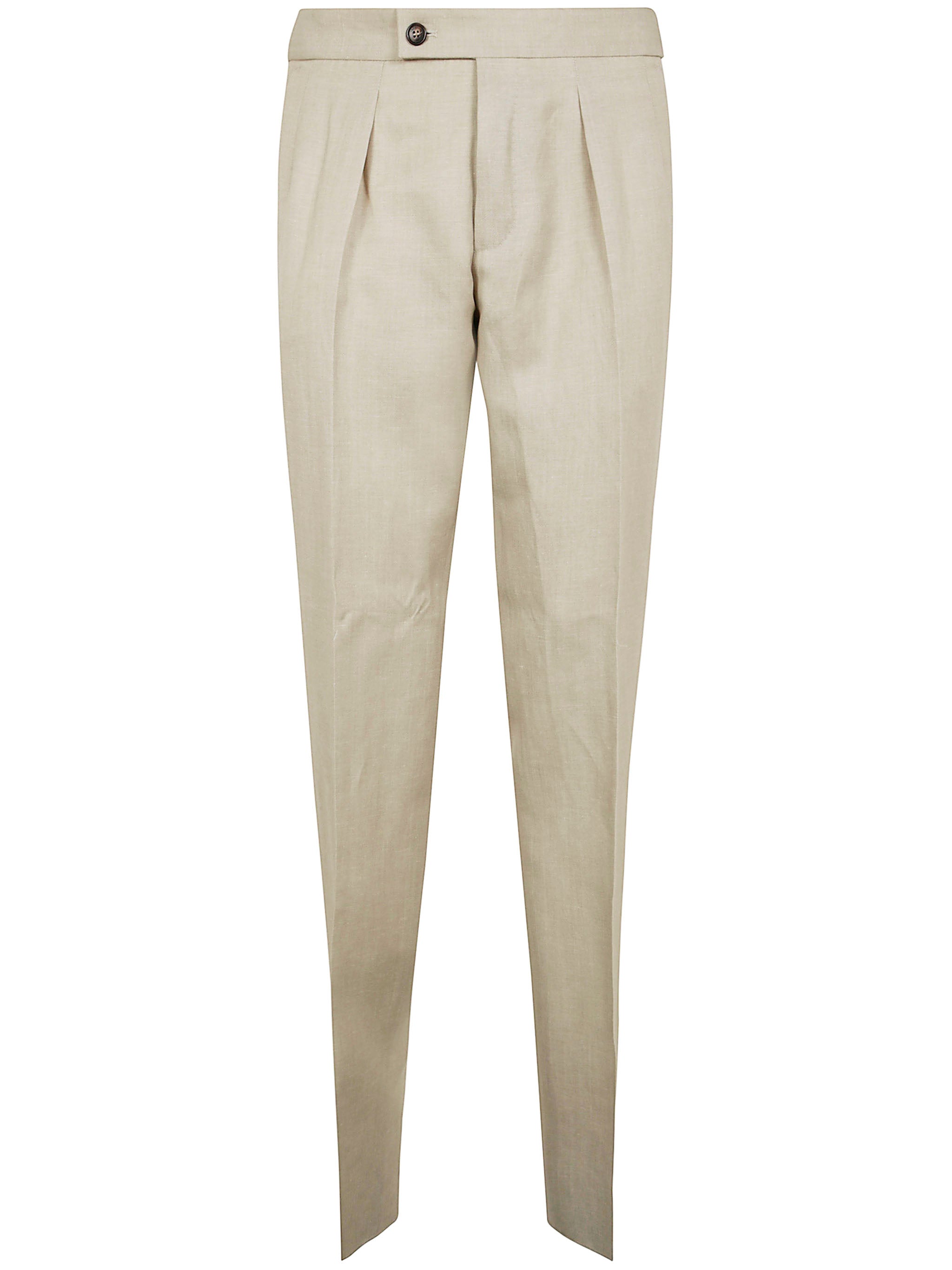 INCOTEX Men's Tapered Fit Trousers