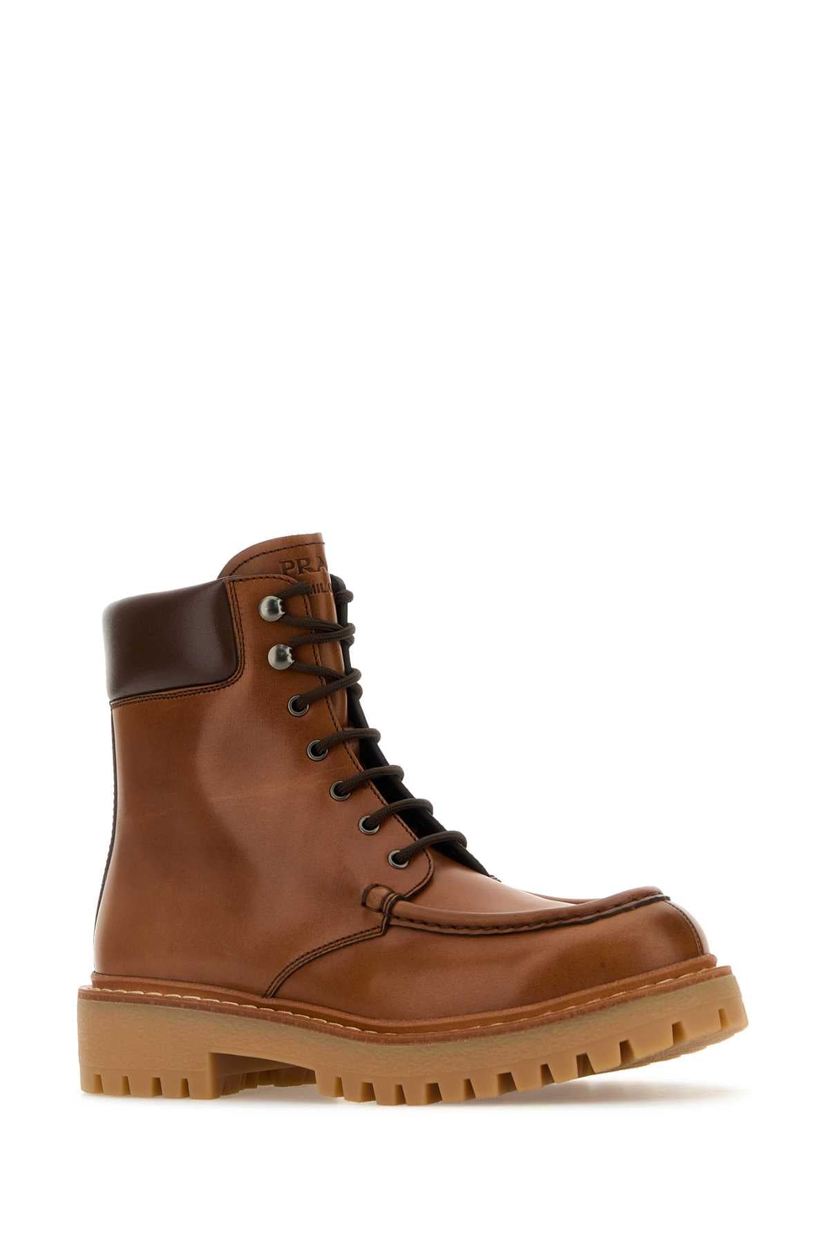 PRADA Leather Ankle Boots - Sizes 6-16