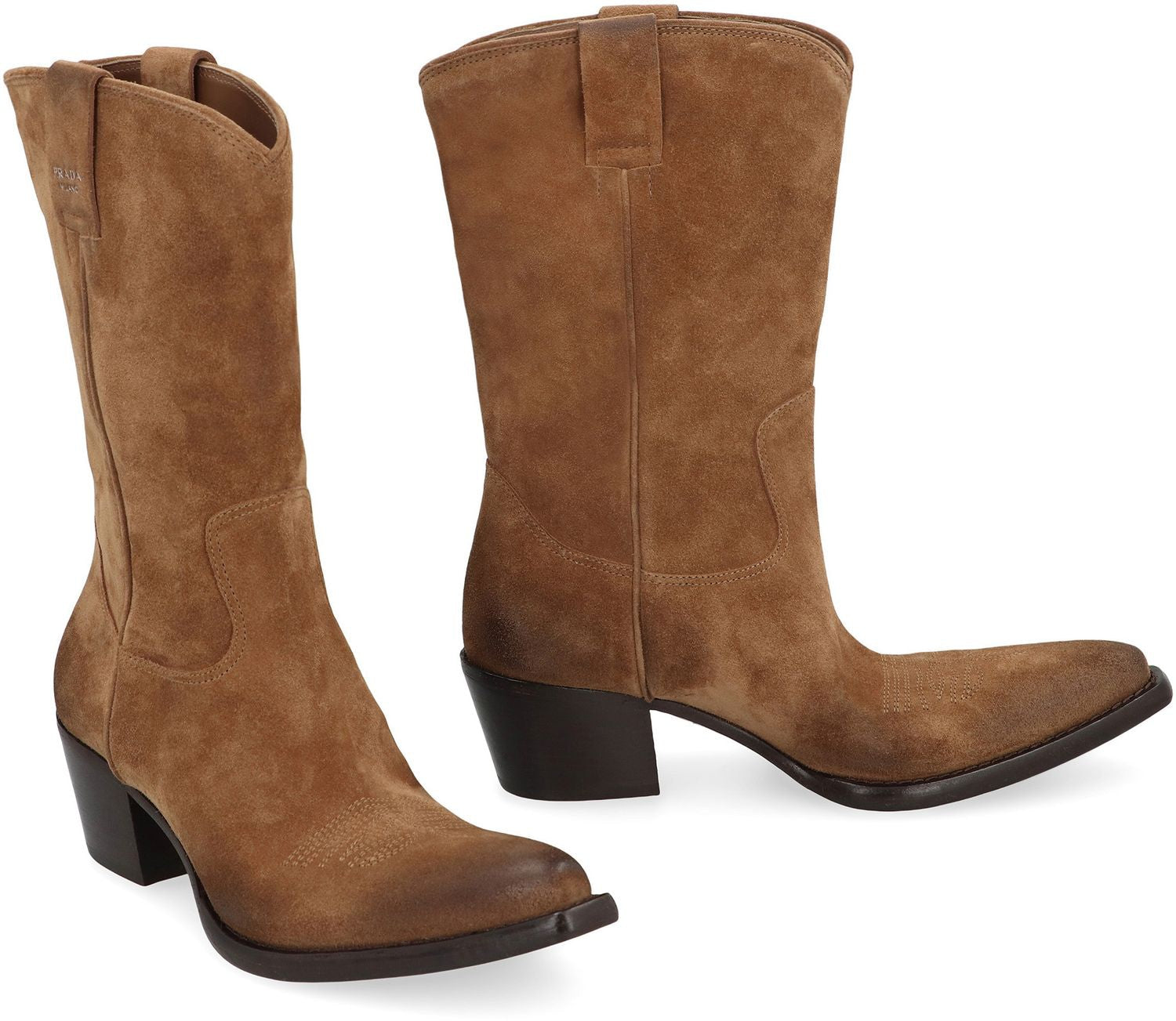 PRADA Women's Suede Leather Boots