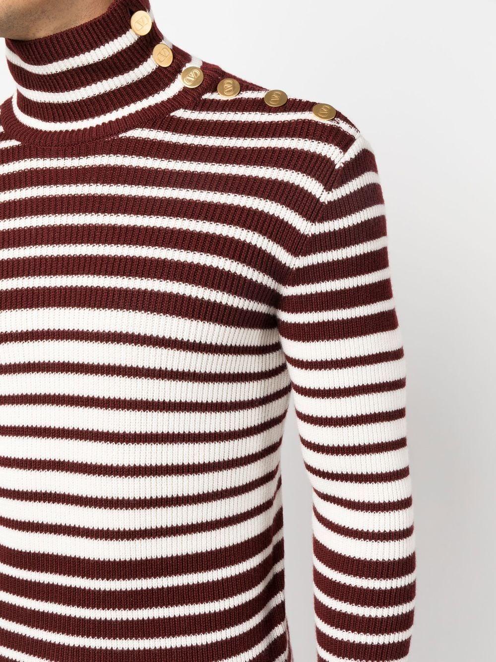 VALENTINO Alto Neck Slim Fit Sweater