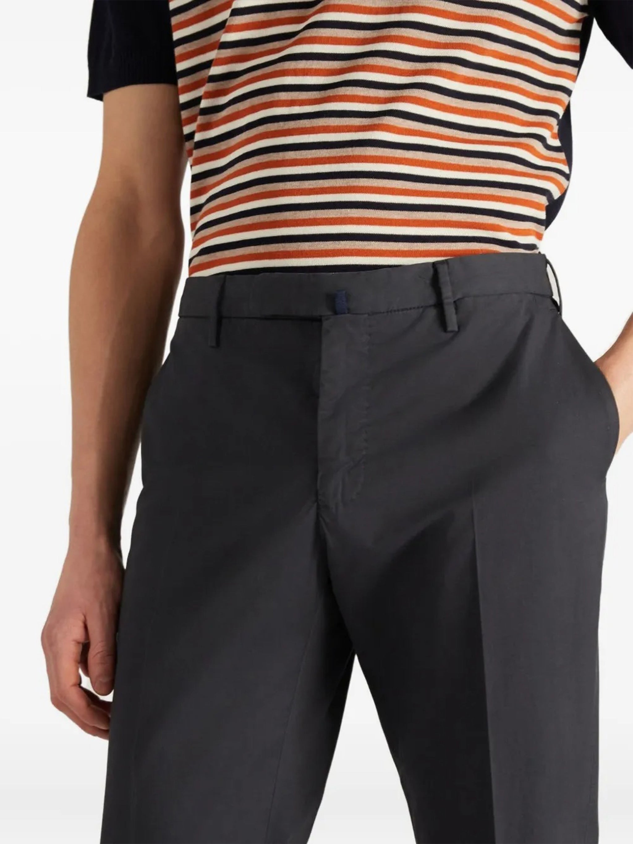 INCOTEX Classic Cotton Wool Trousers for Men - Timeless Style