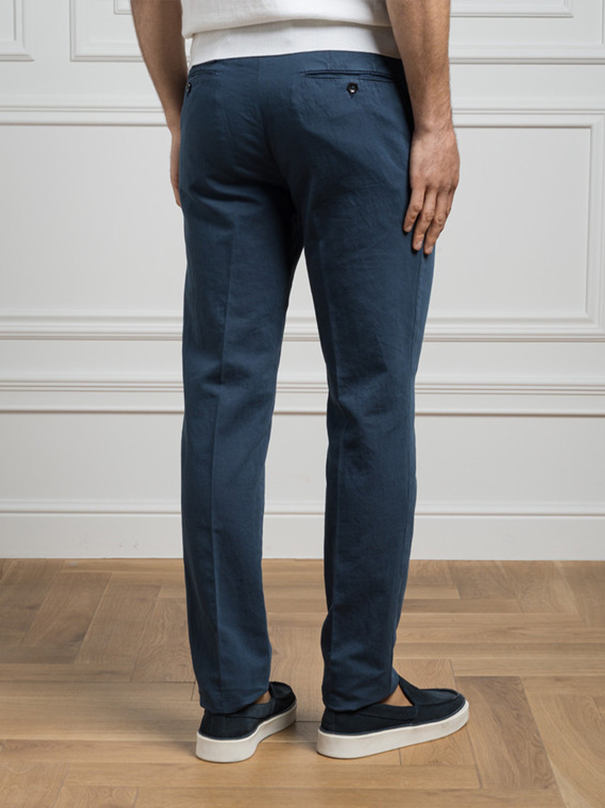 INCOTEX Men's Wool Blend Trousers - SS24 Collection