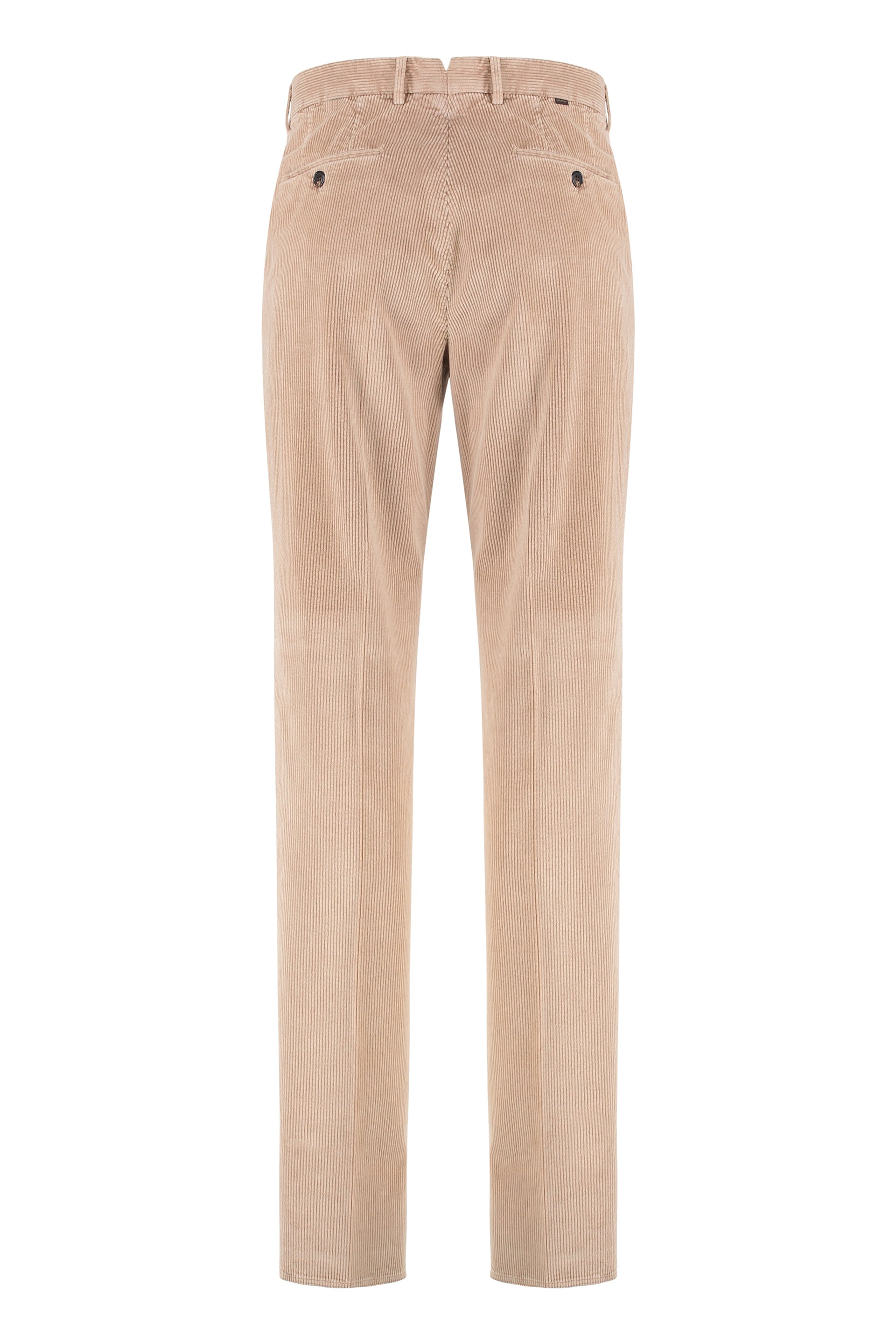 SLOWEAR Tapered Fit Corduroy Trousers for Men