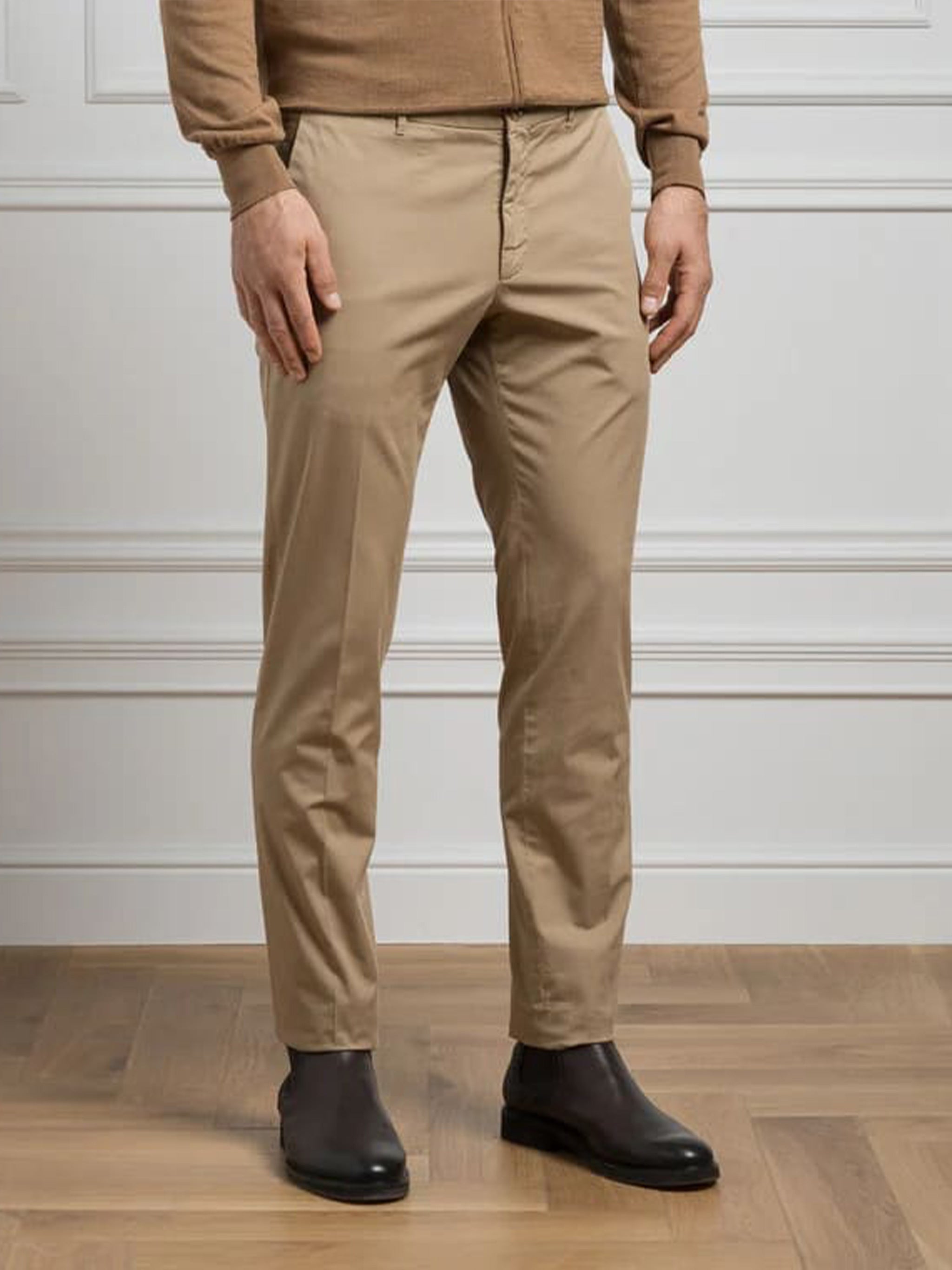 INCOTEX Chic Wool Blend Trousers