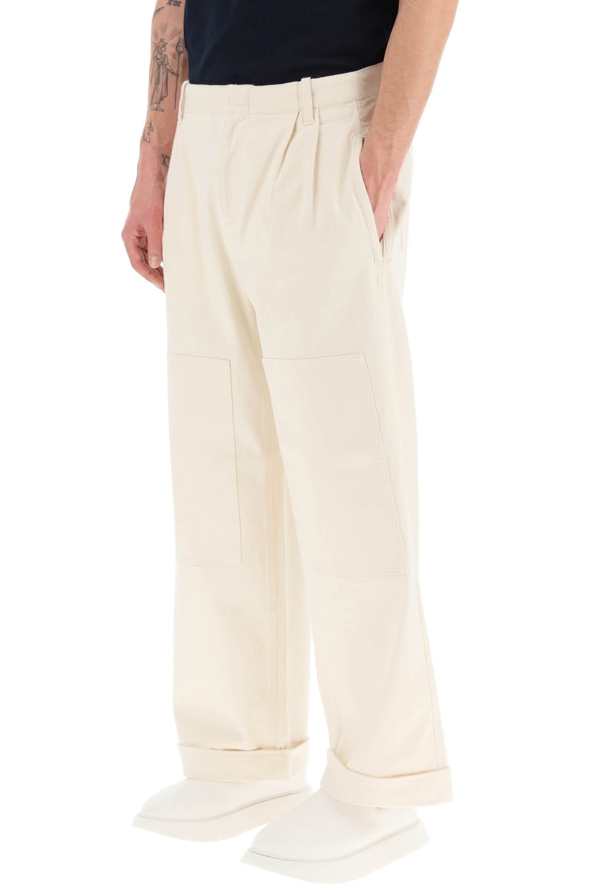 ETRO Wide-Leg Stretch Cotton Pants for Men