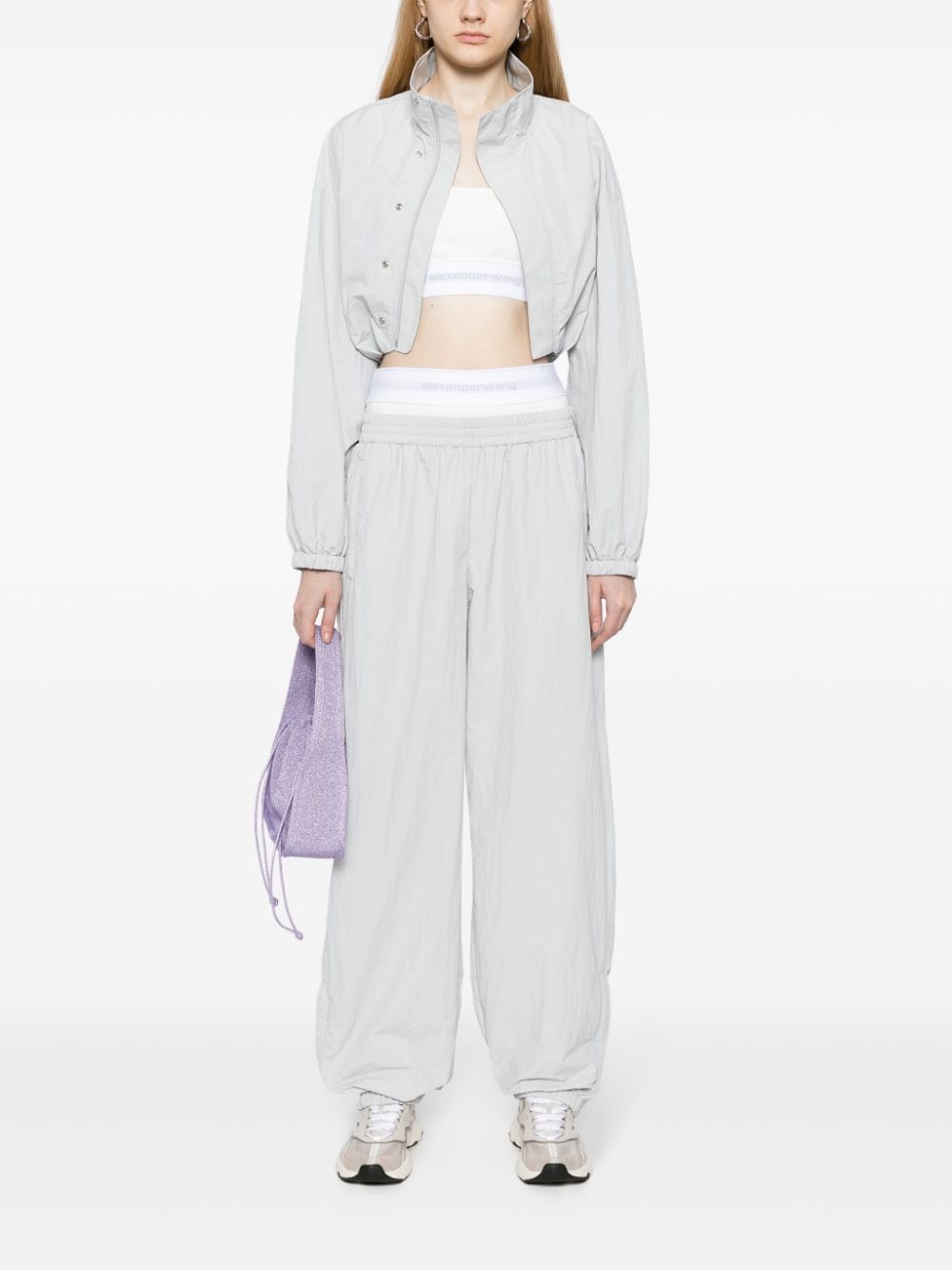 ALEXANDER WANG Relaxed Fit Sports Pants with Integrated Underwear - Size S