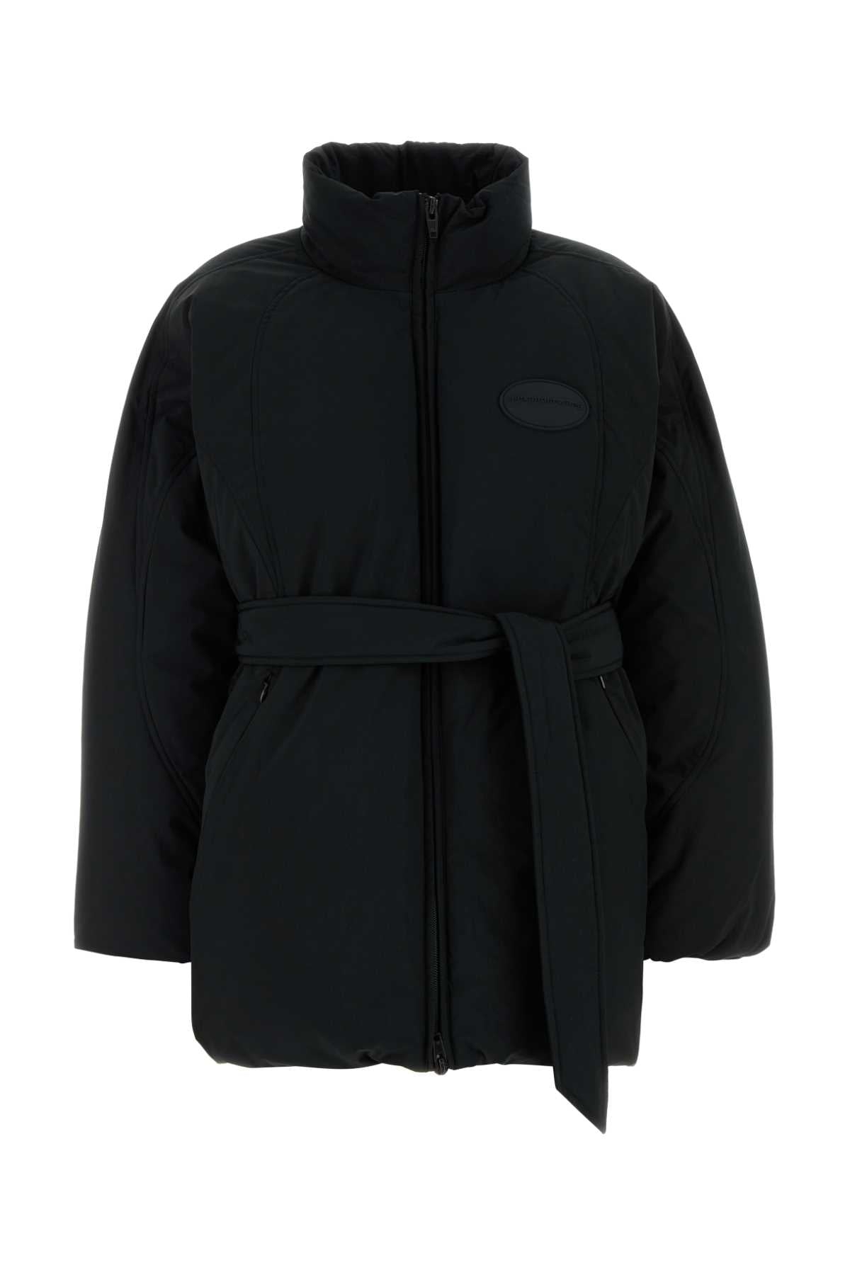 ALEXANDER WANG Polyester Blend Down Puffer Jacket with Self Belt