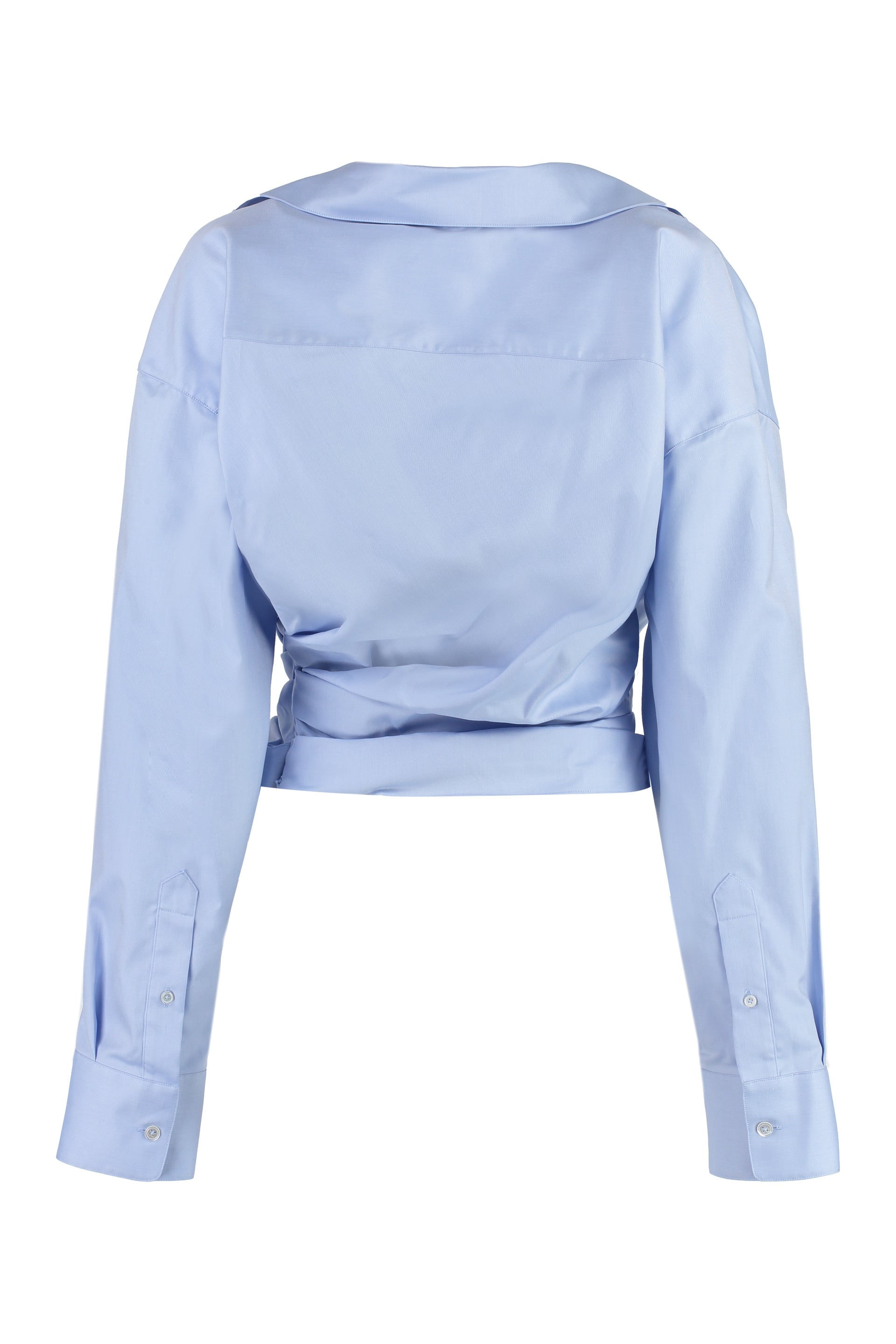 ALEXANDER WANG Draped Shirt - Regular Fit, Size 2