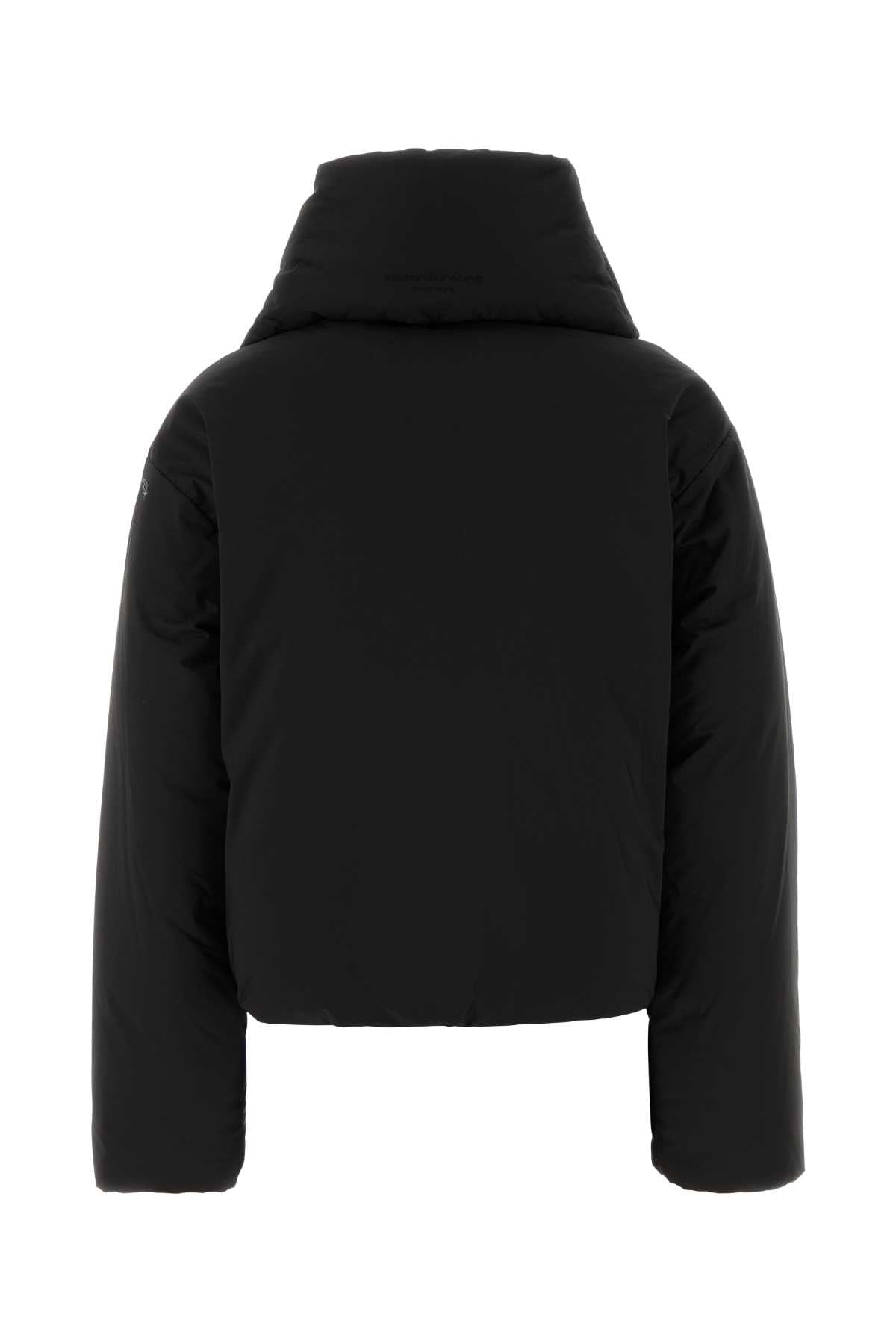 ALEXANDER WANG Mid-Length Down Jacket with Removable Scarf