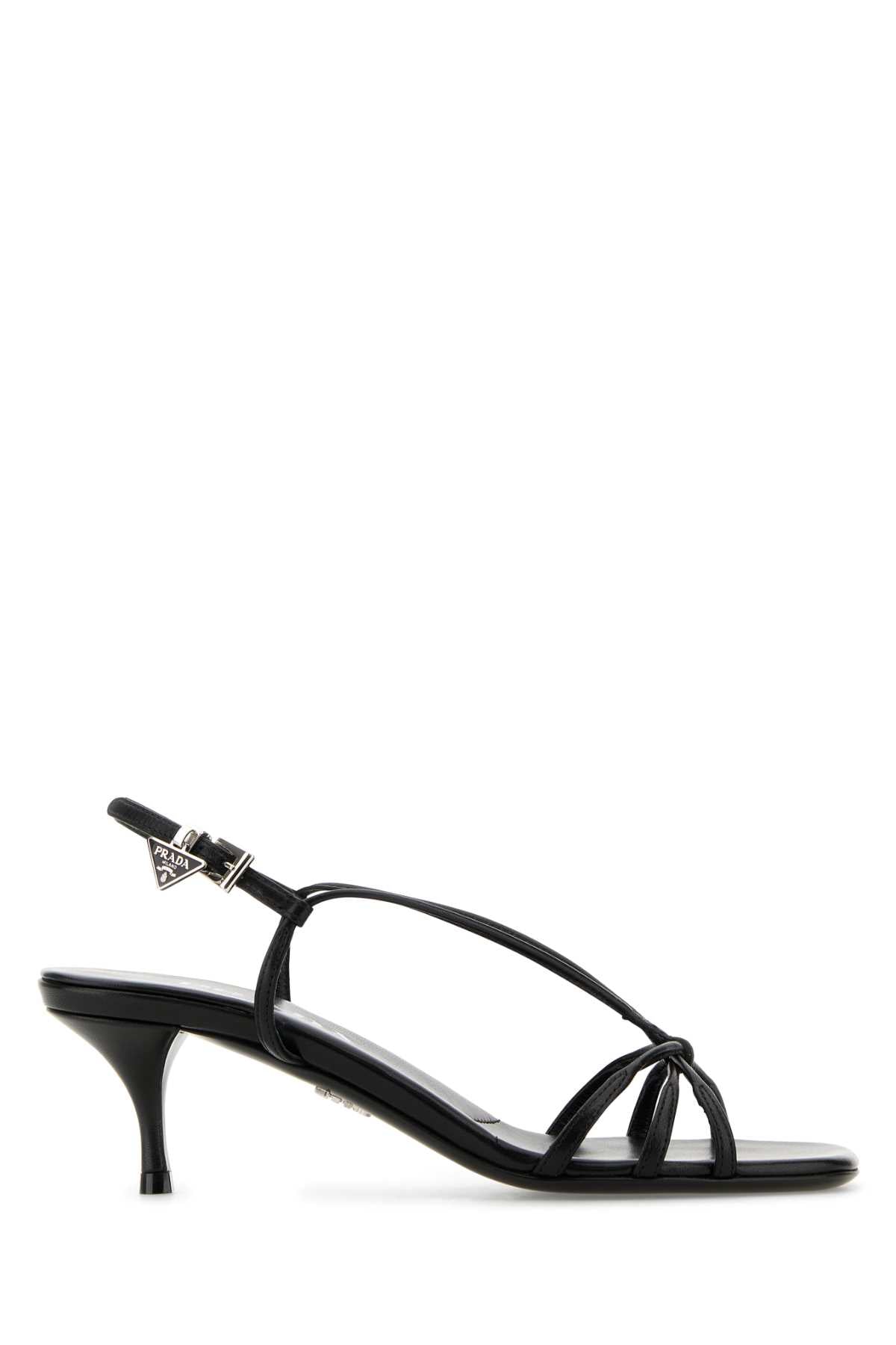 PRADA Luxurious Leather Sandals for Women - SS25 Collection