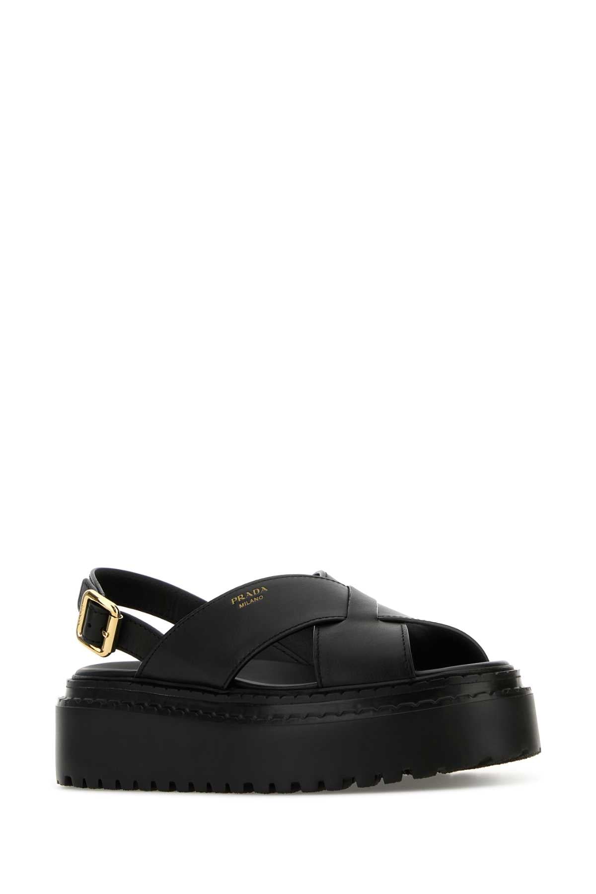 PRADA Elegant Leather Sandals for Women