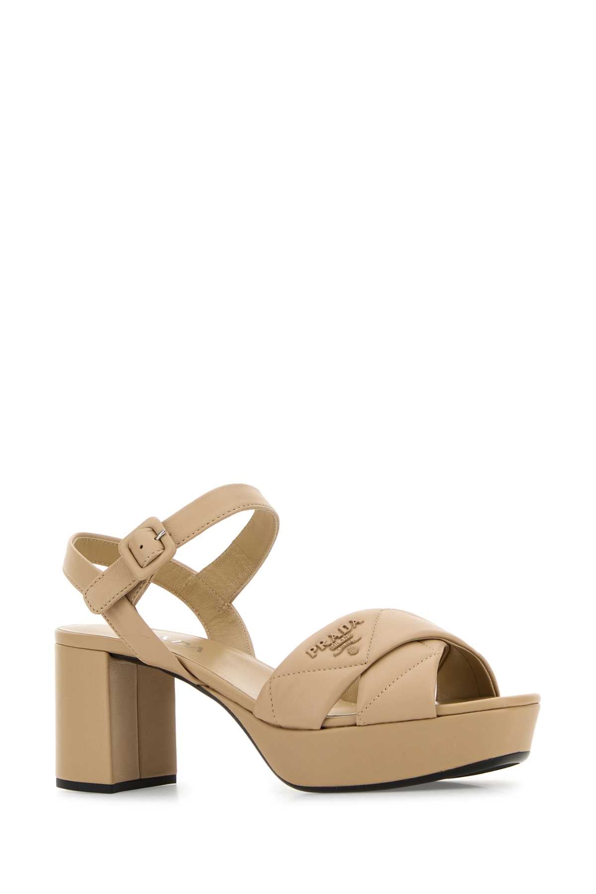 PRADA Nappa Leather Sandals for Women