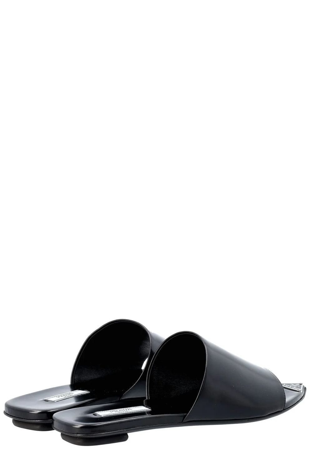 PRADA Elegant Leather Slippers for Women