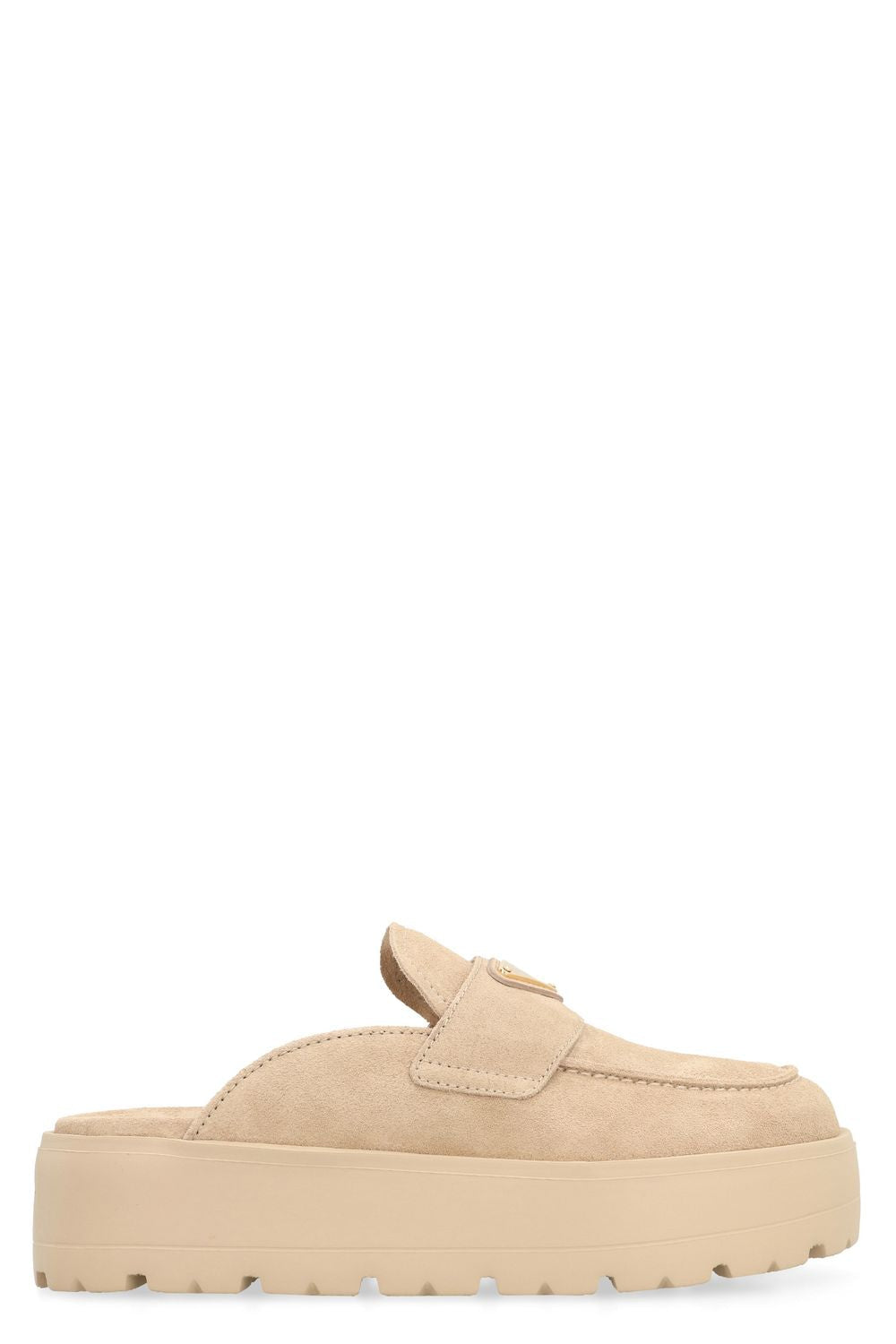 PRADA Elegant Suede Slippers for Women