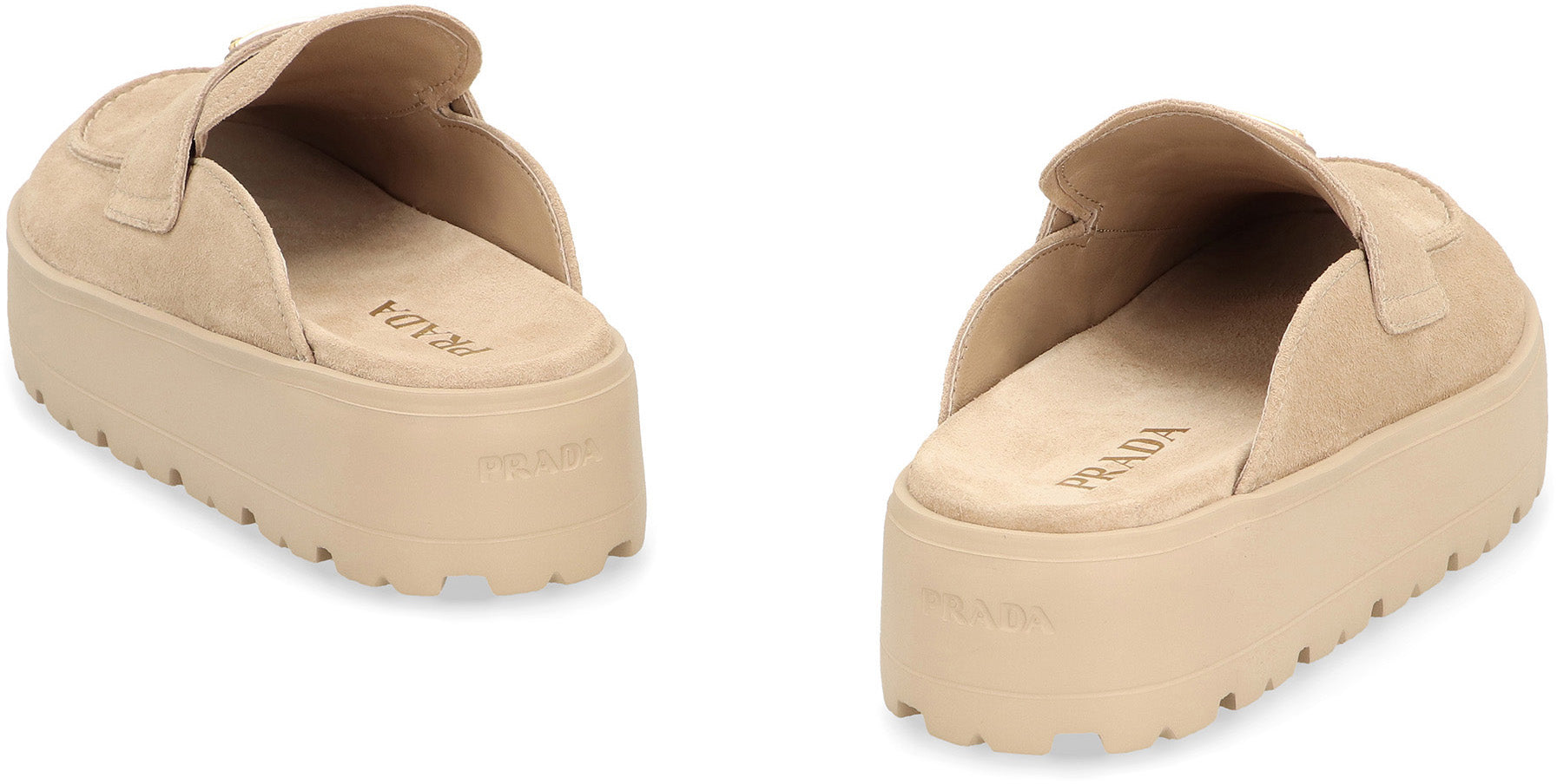 PRADA Elegant Suede Slippers for Women