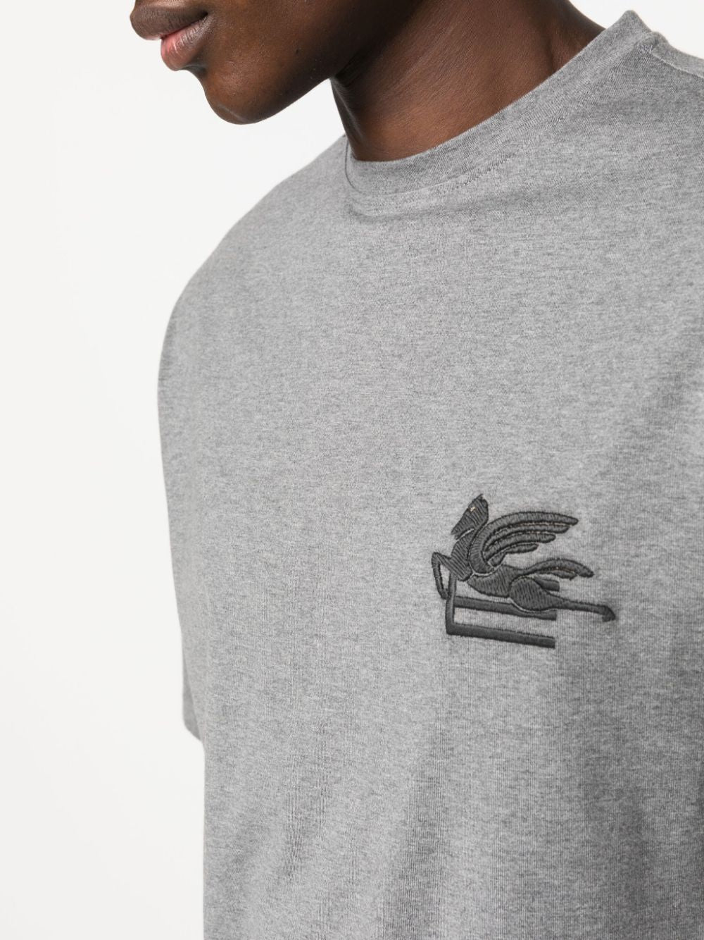 ETRO Men's Regular Fit Pegasus Embroidered T-Shirt - Size L