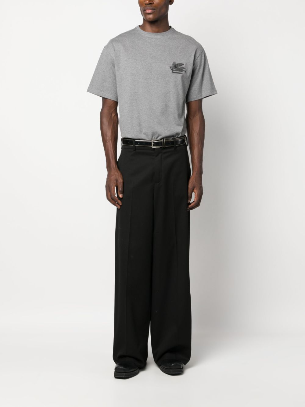 ETRO Men's Regular Fit Pegasus Embroidered T-Shirt - Size L