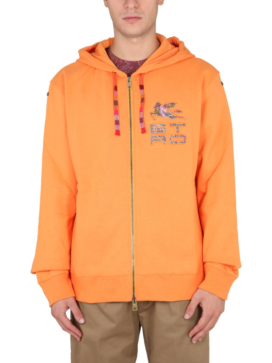 ETRO Men's Zip Sweatshirt with Hood