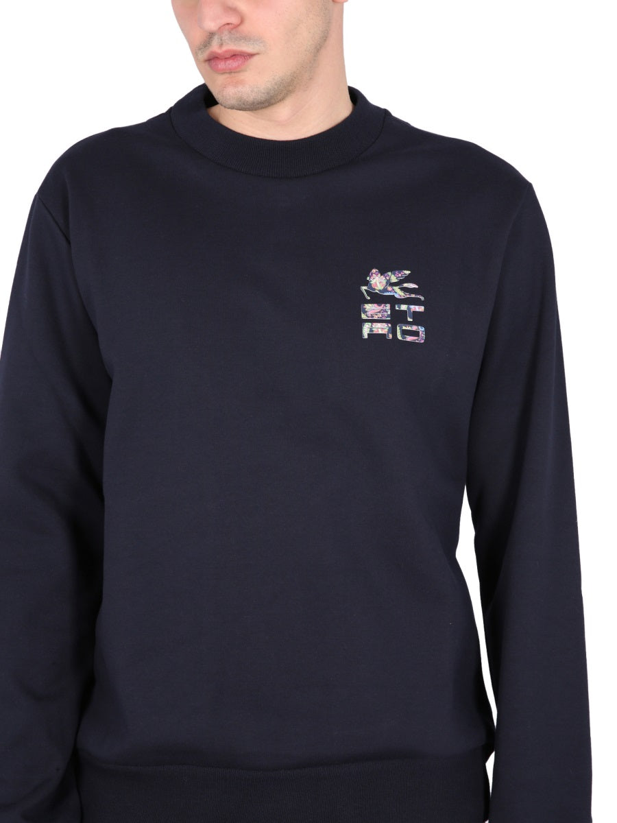 ETRO Men's Embroidered Crewneck Sweatshirt