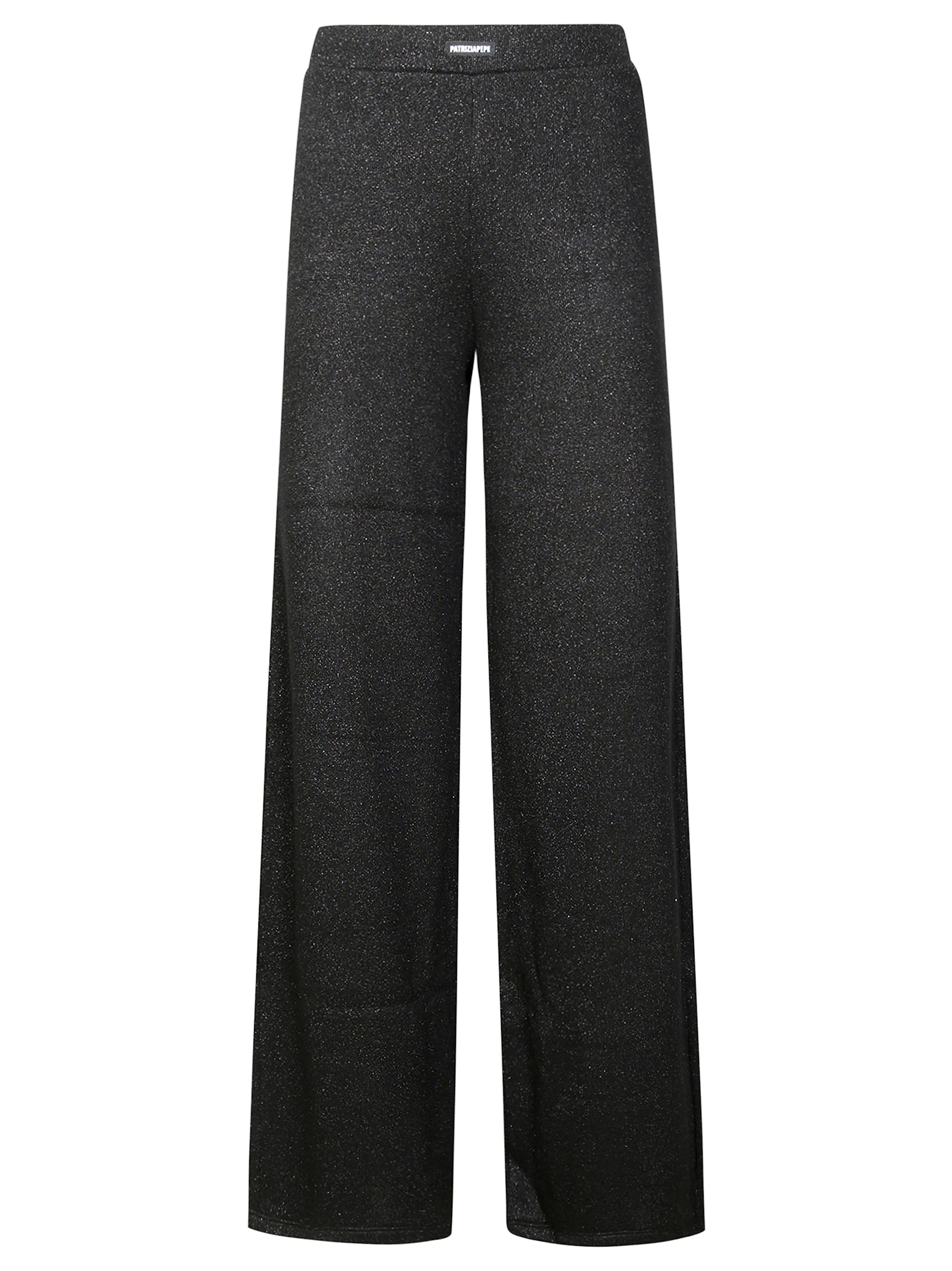 PATRIZIA PEPE Palazzo Lurex Trousers
