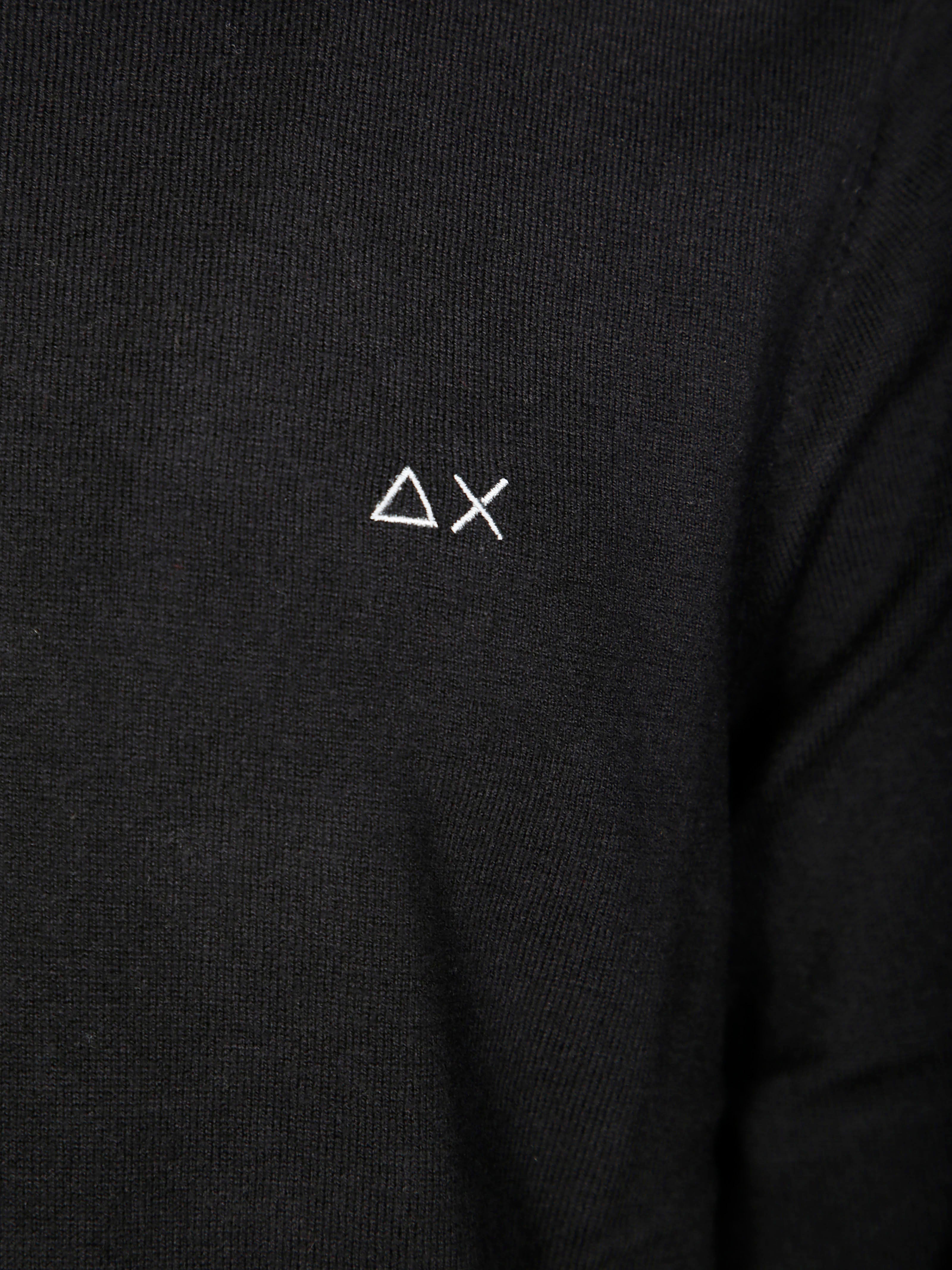 SUN 68 Contrast Patch Crew Neck Sweater for Women