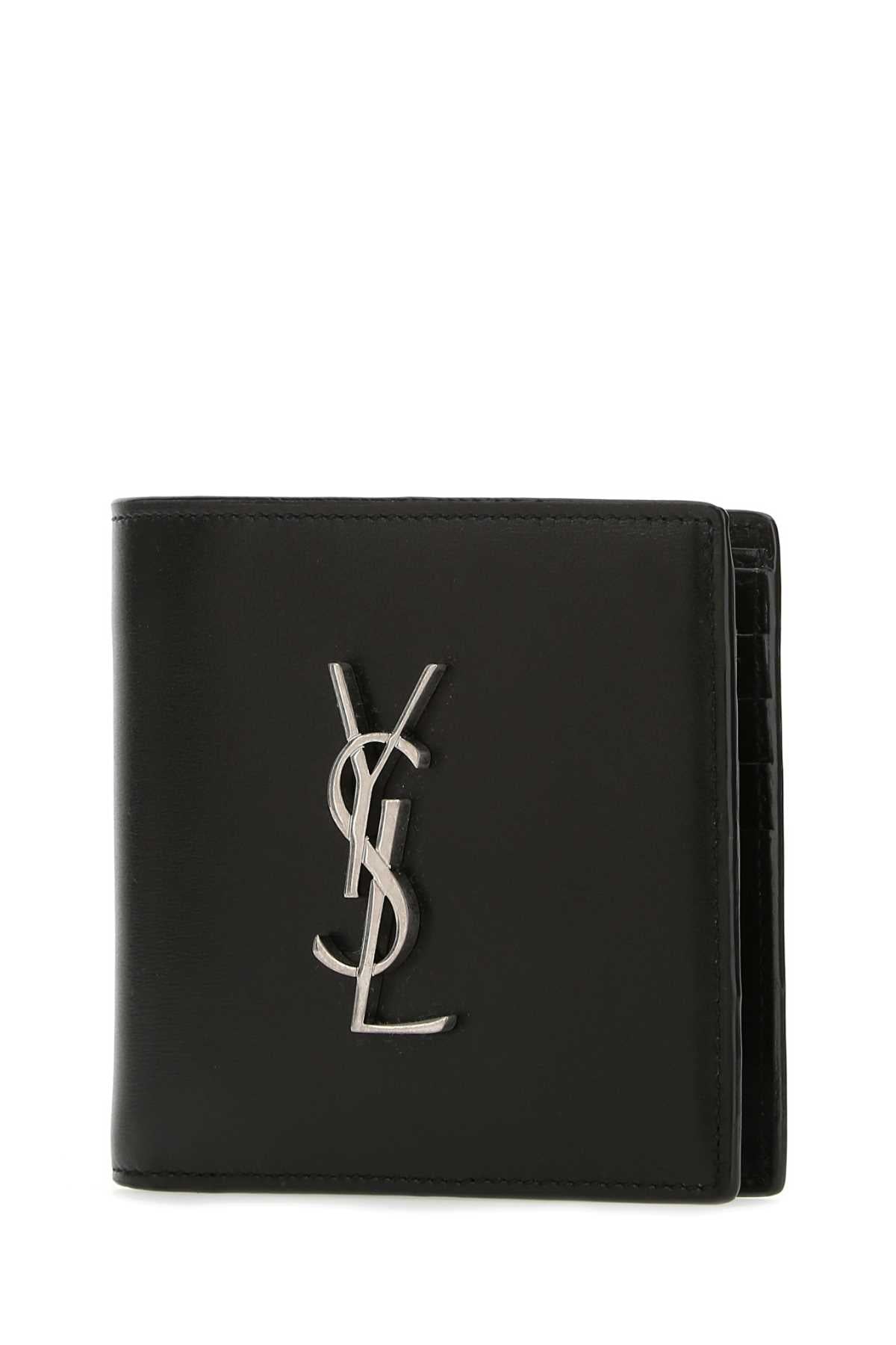 SAINT LAURENT Mini Leather Wallet for Men