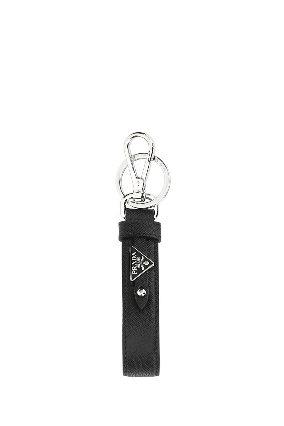 PRADA Mini Leather Key Ring